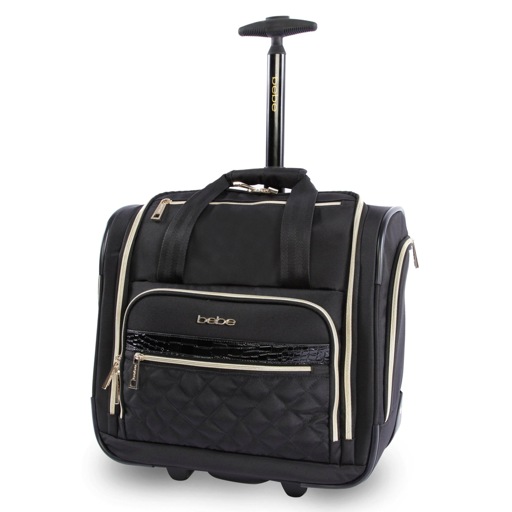 Bebe Quilted 15-inch Underseat Carry-on 