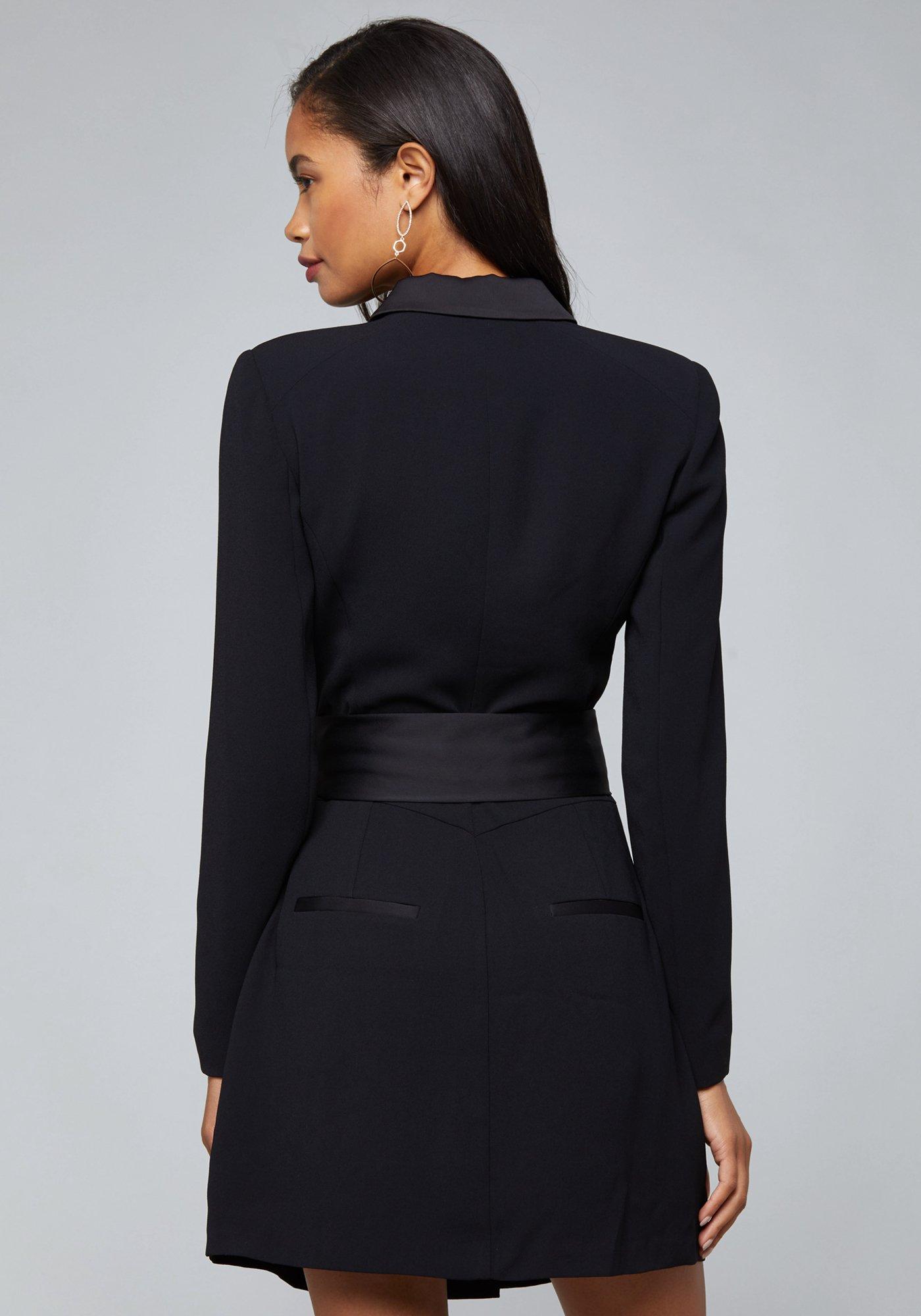 bebe crepe suit dress