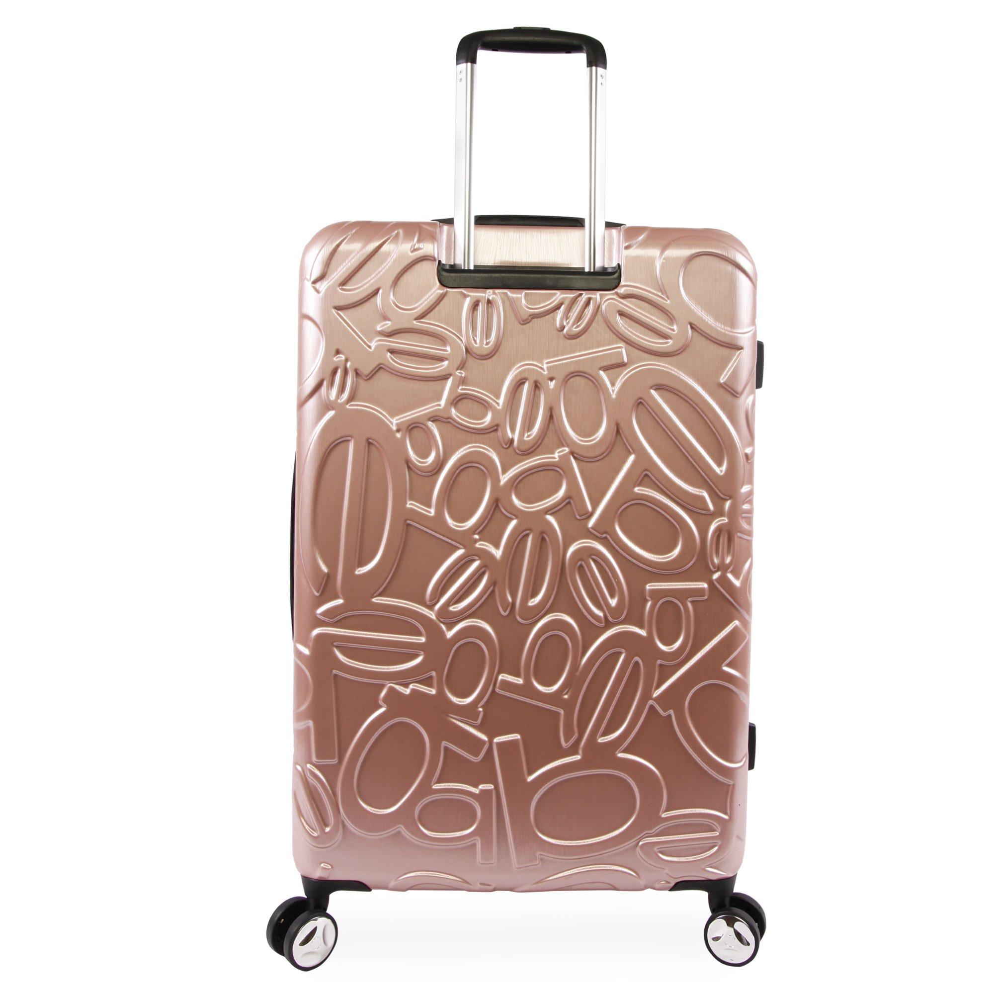 bebe luggage rose gold