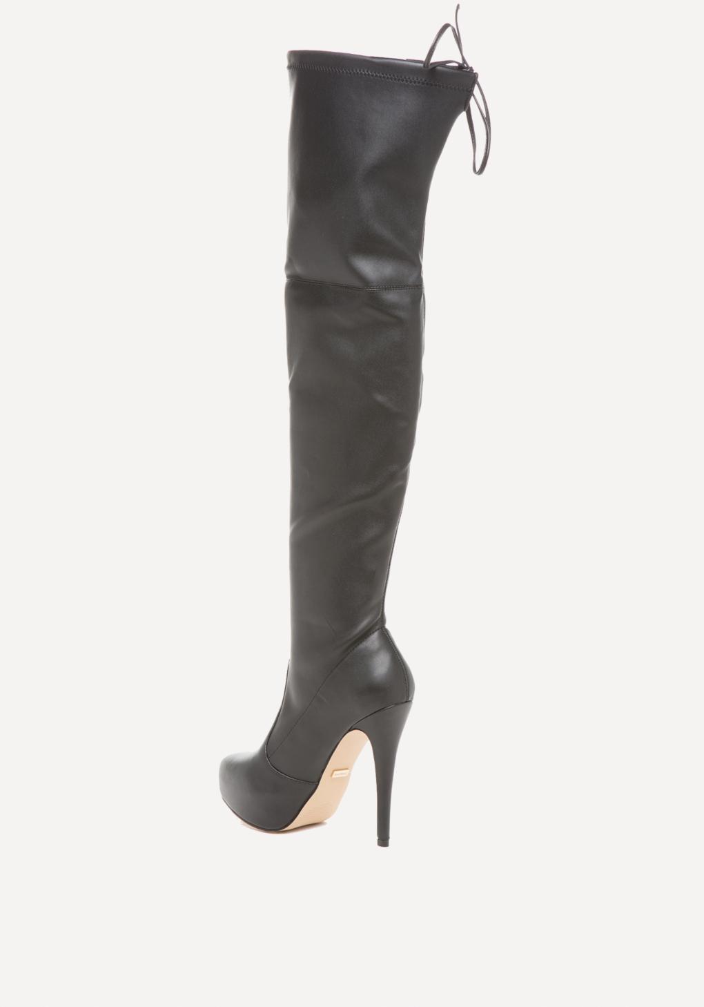 bebe boots over the knee