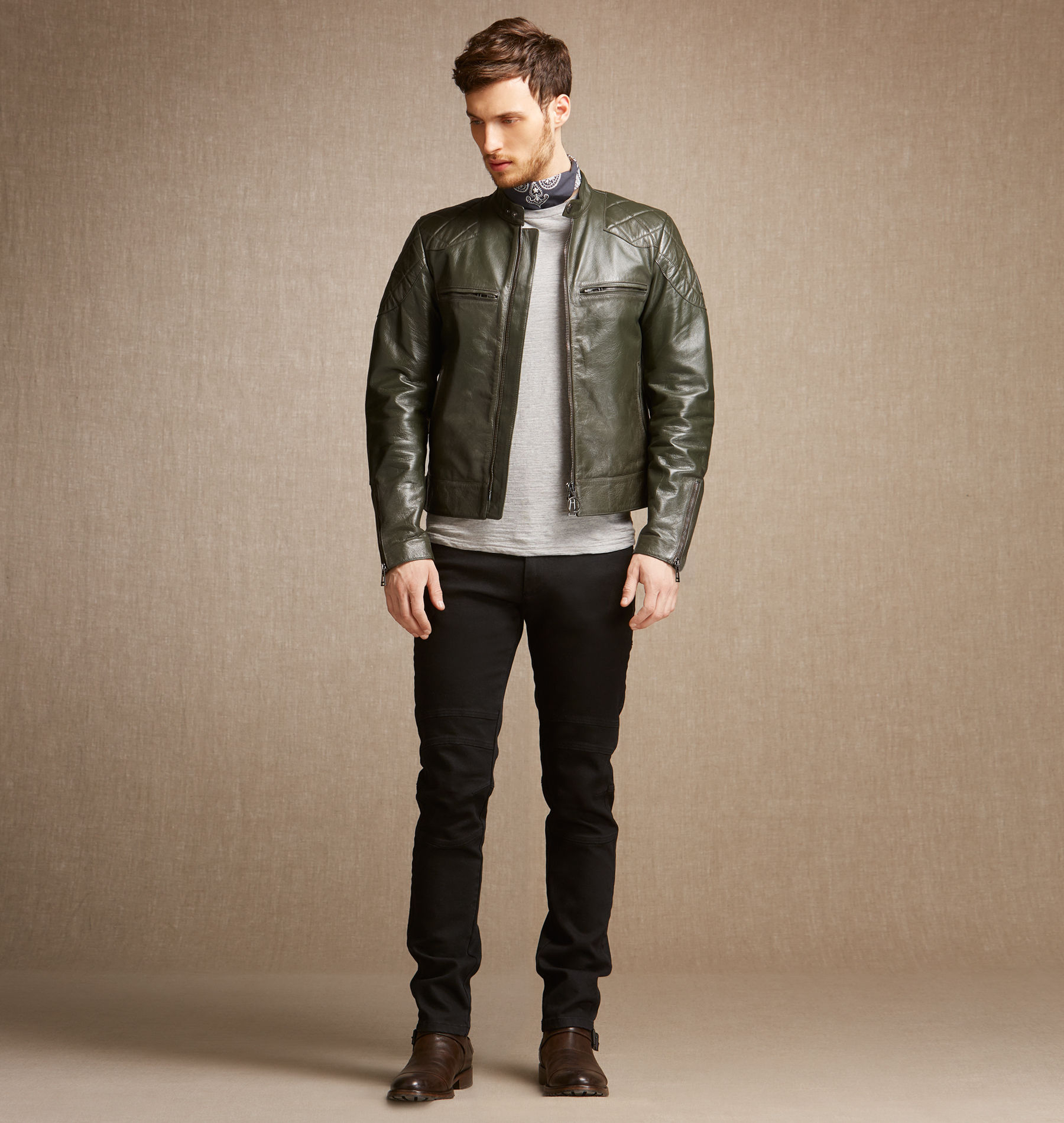 belstaff jacket green