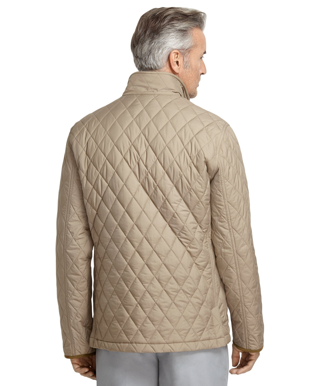 Lyst Brooks Brothers Spring Quilted Jacket in Natural for Men