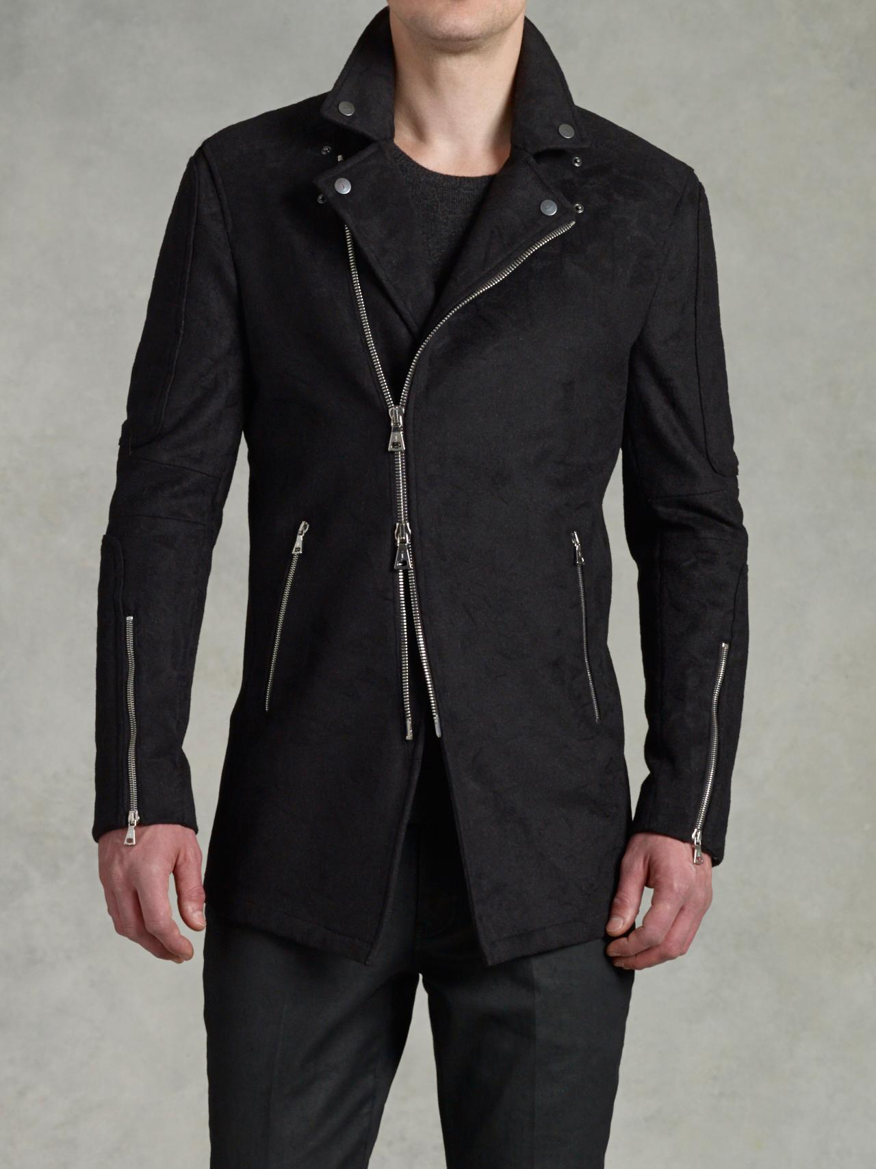 asymmetrical zip jacket