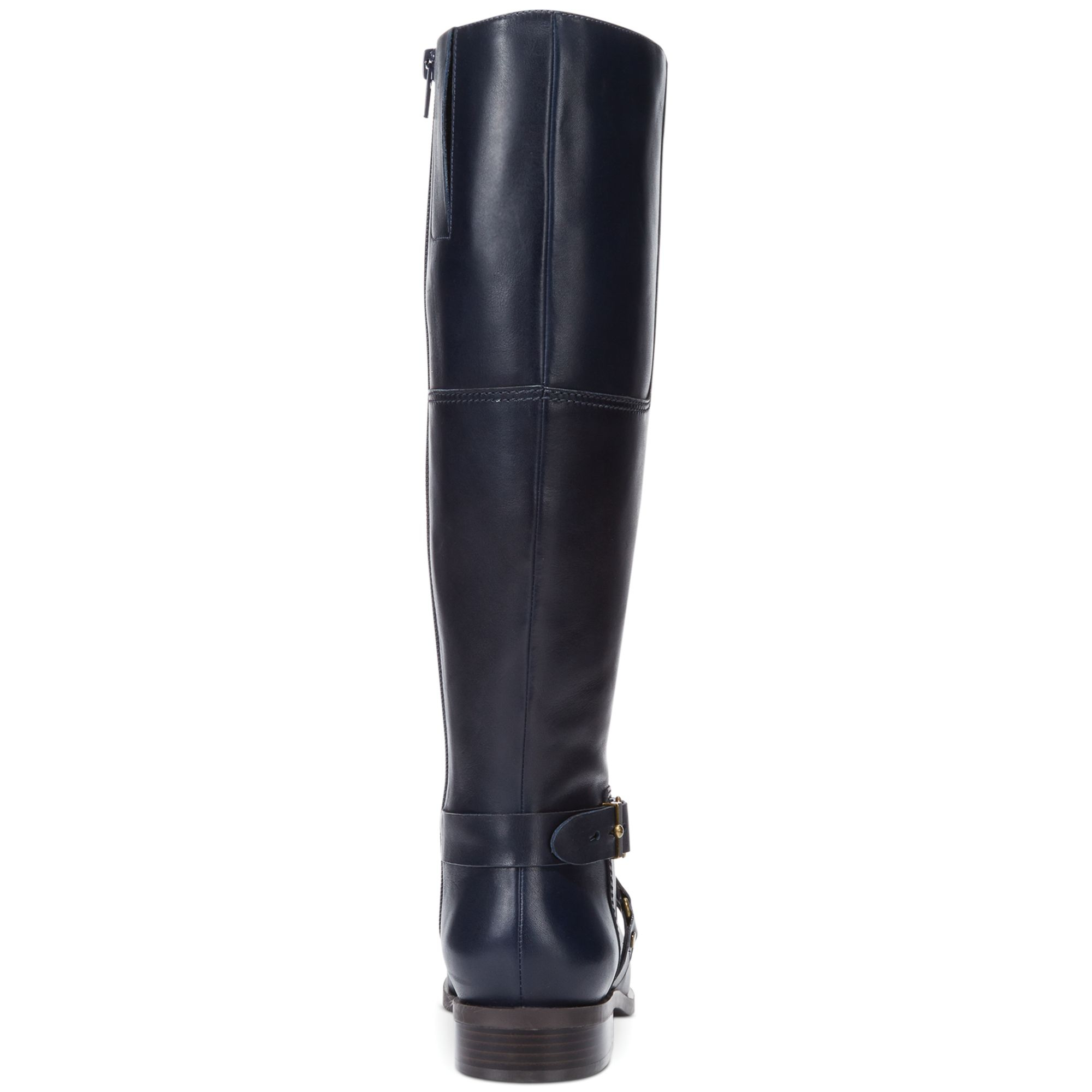 Nine West Blogger Tall Riding Boots in Blue | Lyst