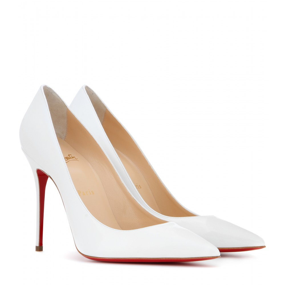 christian louboutin decollete white christian louboutin decollete white
