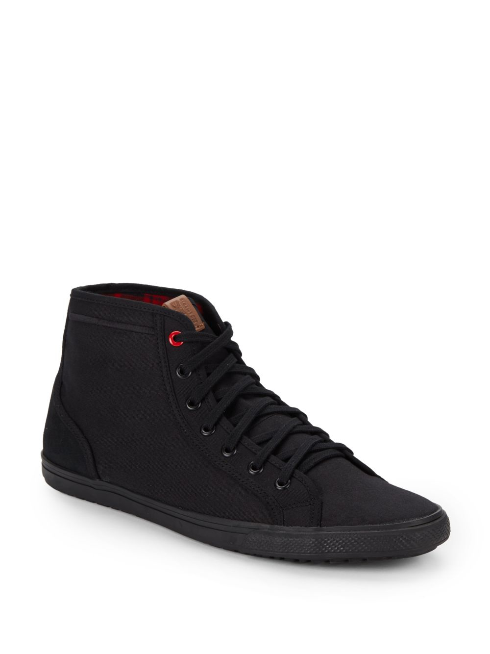 Ben Sherman Connall Suede Paneled High-top Sneakers in Black for Men | Lyst