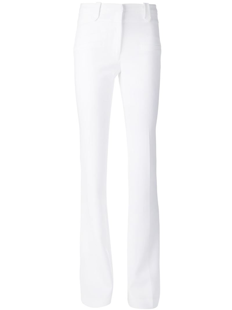 bootcut white pants