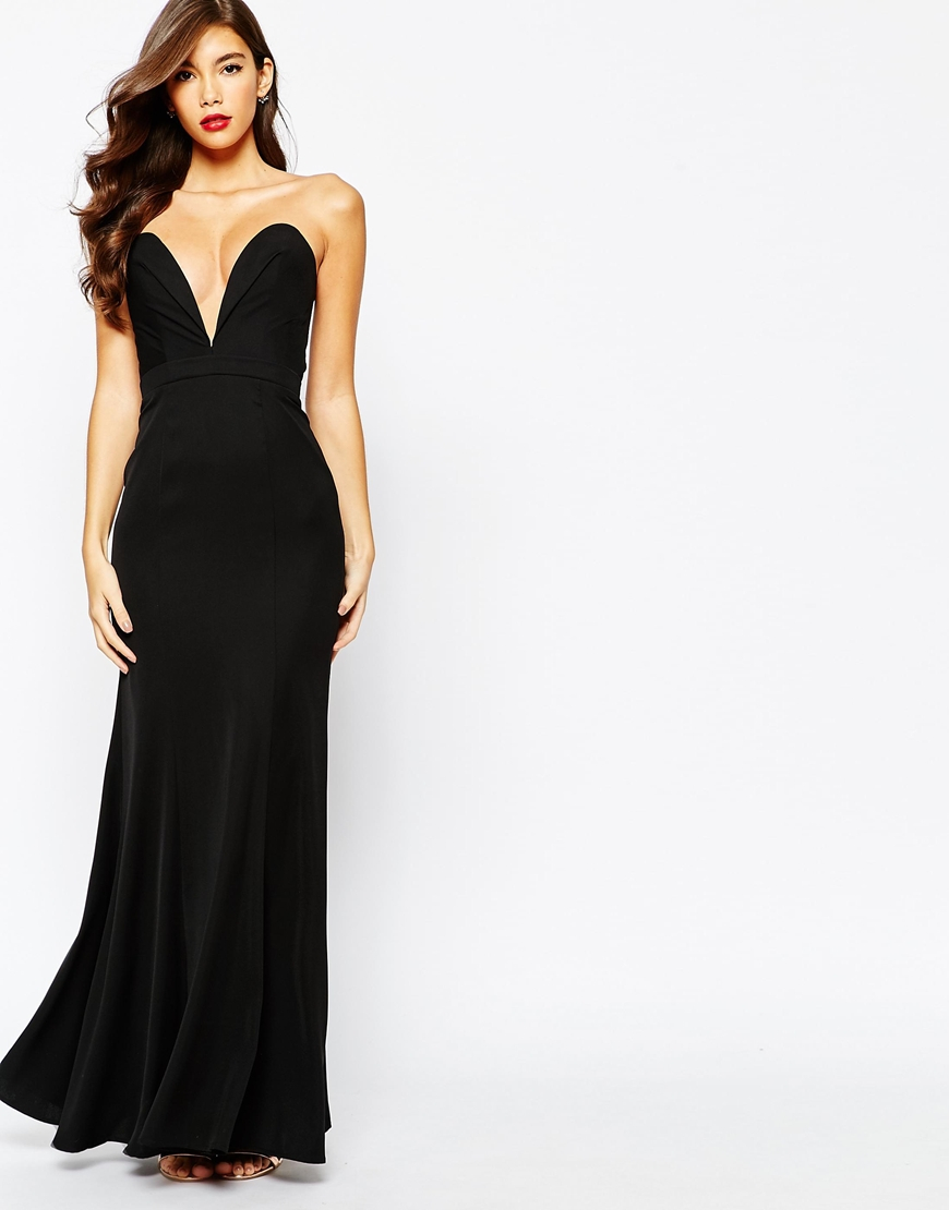 sweetheart plunge dress