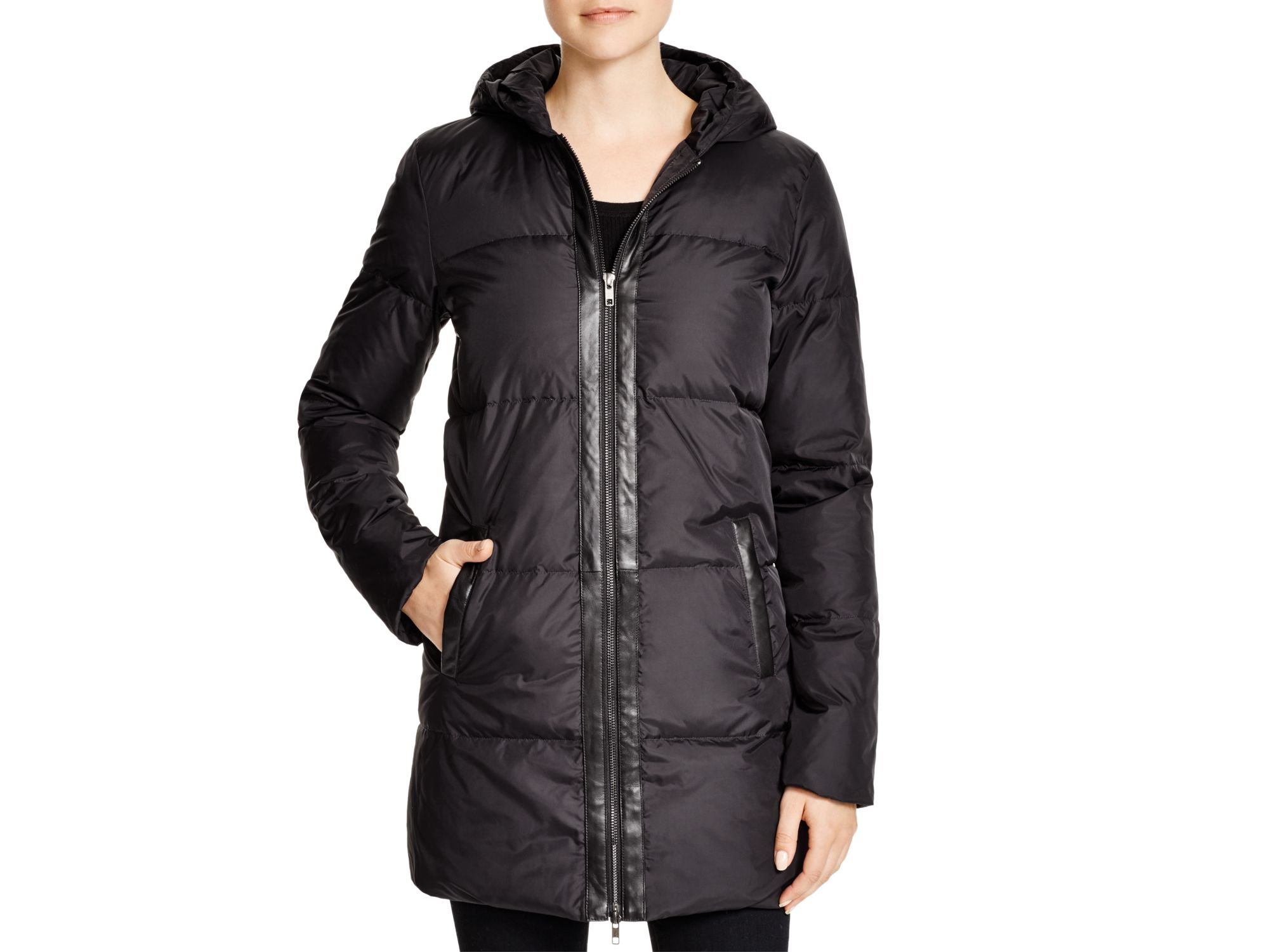 Eileen fisher Hooded Down Puffer Coat Bloomingdale's Exclusive in