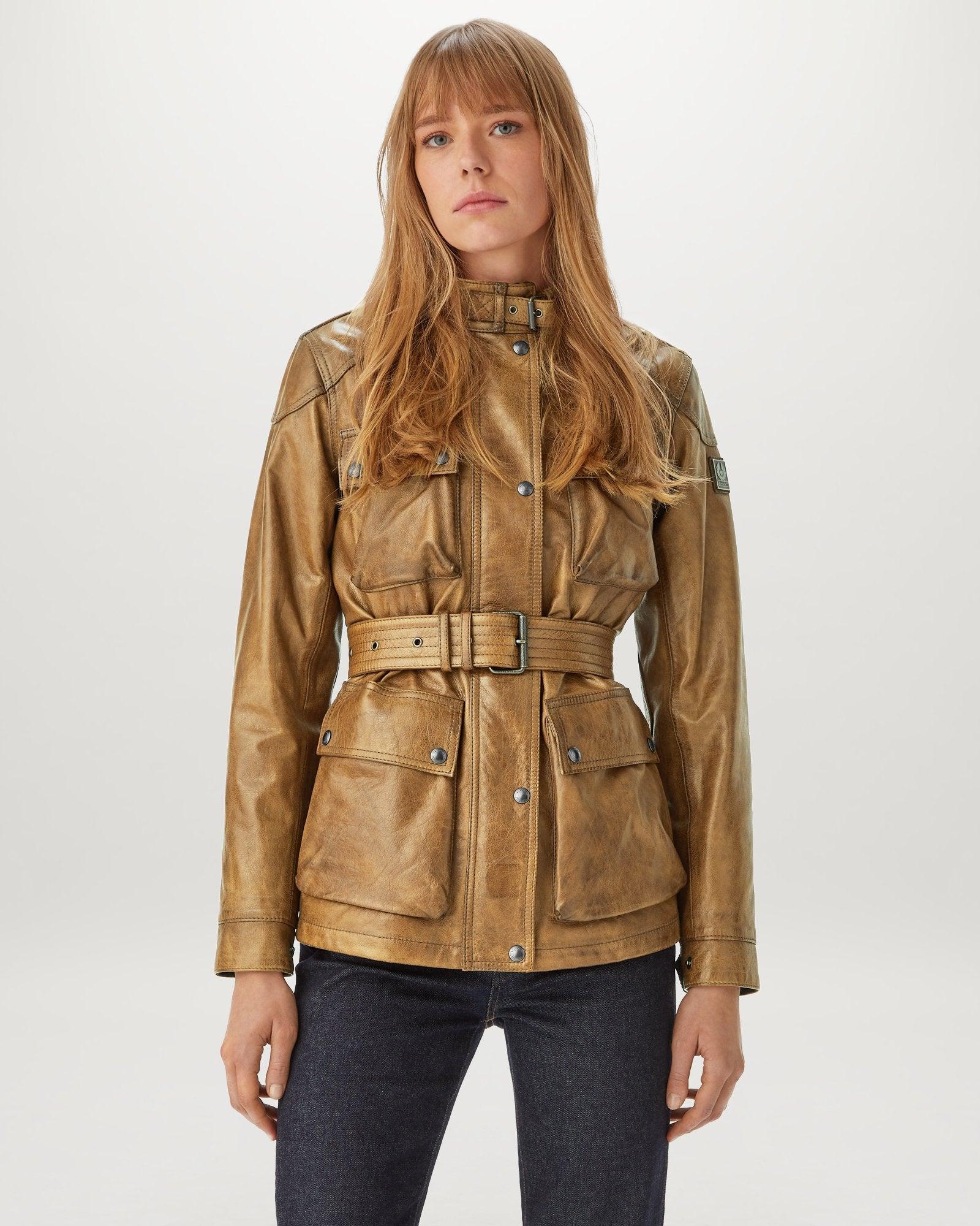 Belstaff Leather Trialmaster Panther Jacket - Lyst