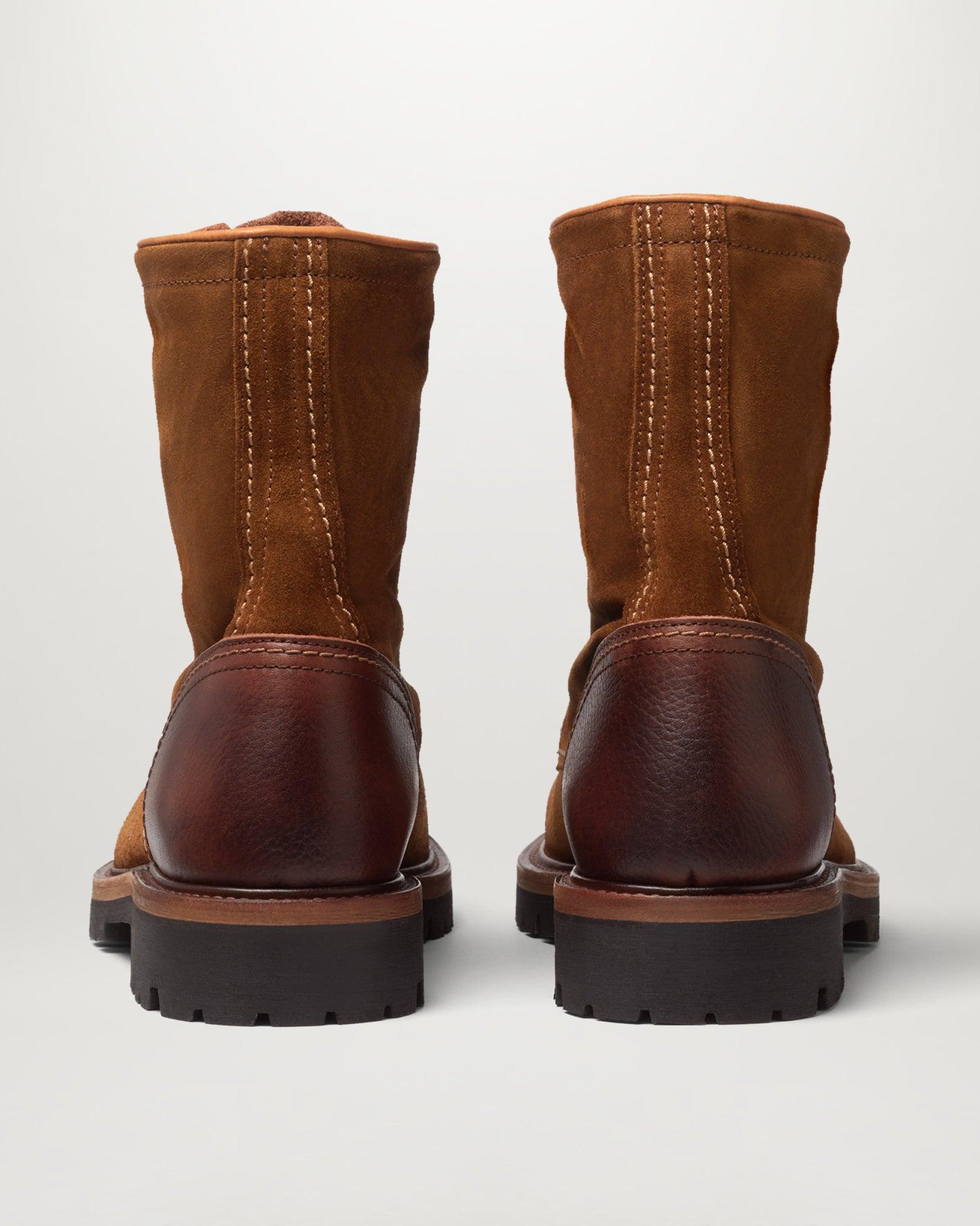 Belstaff Marshall Lace Up Boots in Brown for Men | Lyst