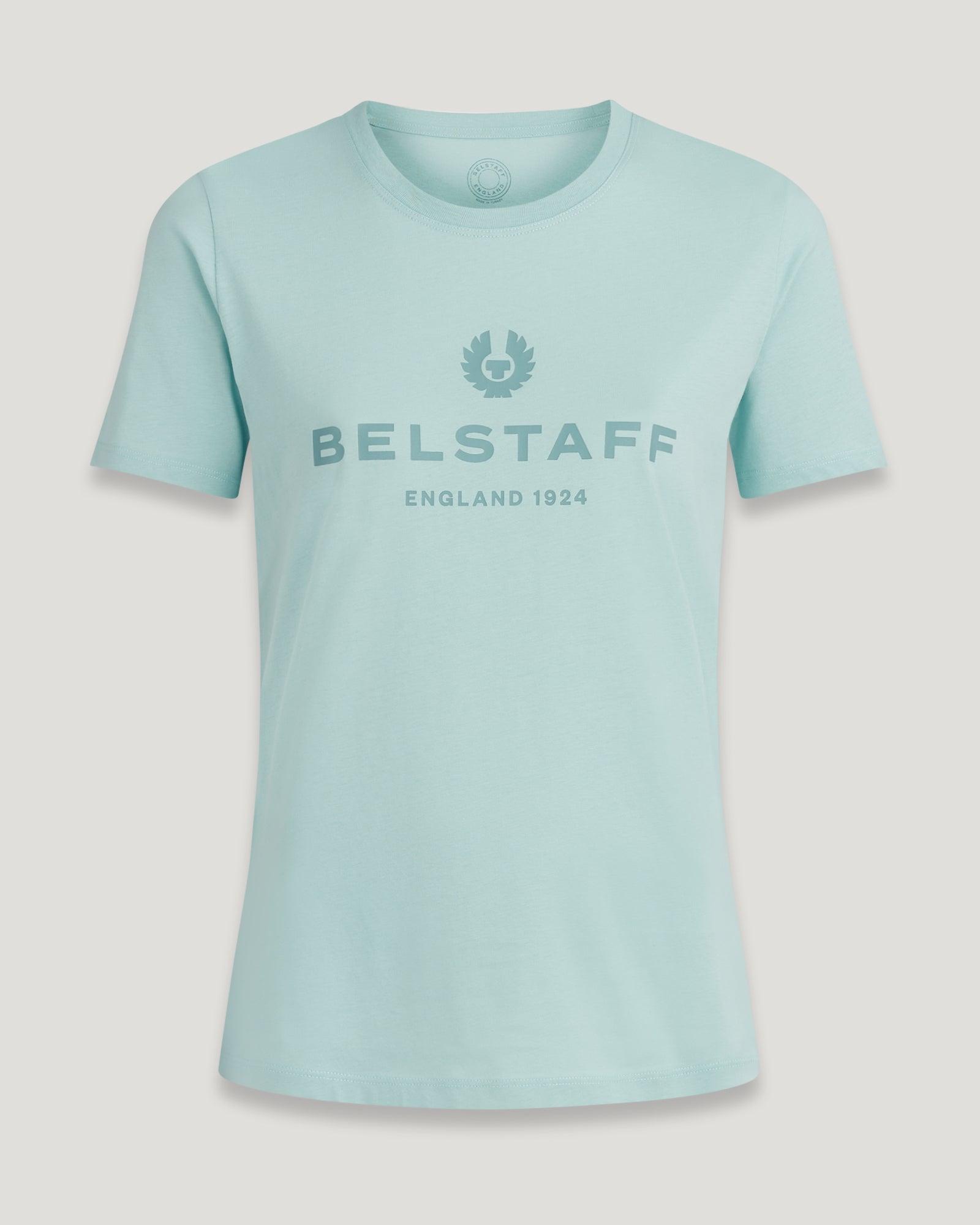Belstaff Mariola 1924 T-shirt in Faded Turquoise/Turquoise (Blue) | Lyst UK