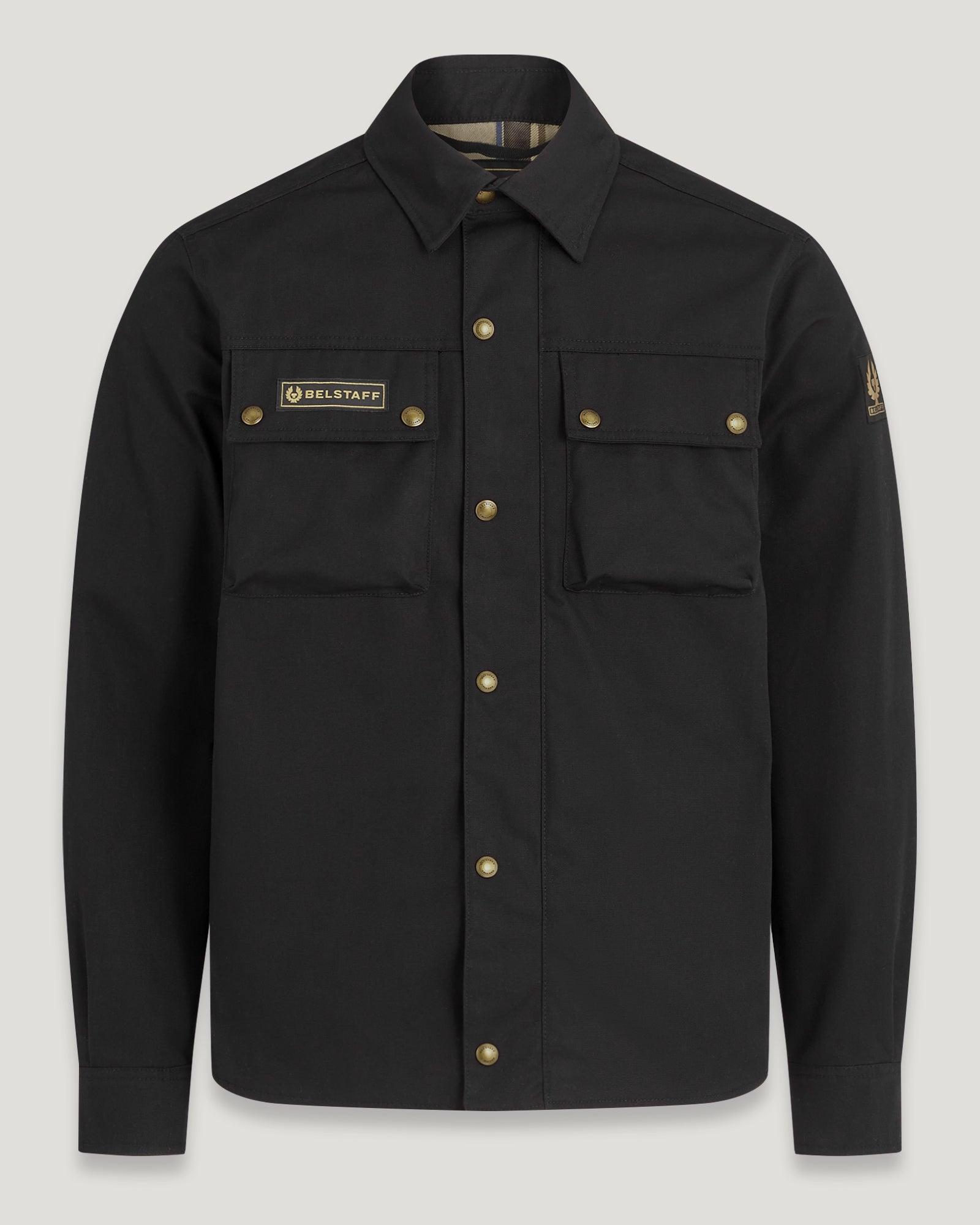 Belstaff Mansion Shirt in Black for Men | Lyst