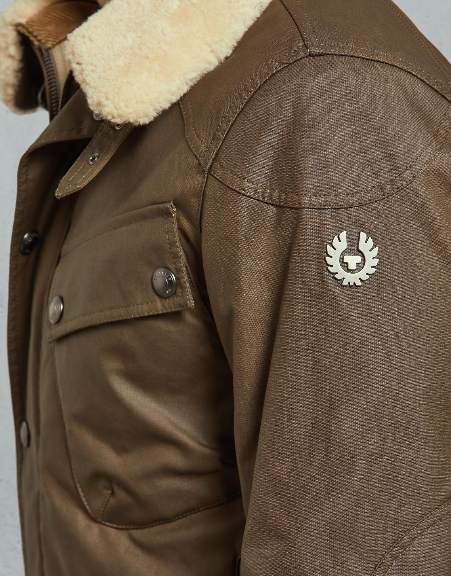Belstaff Patrol Waxed Jacket With Shearling for Men | Lyst