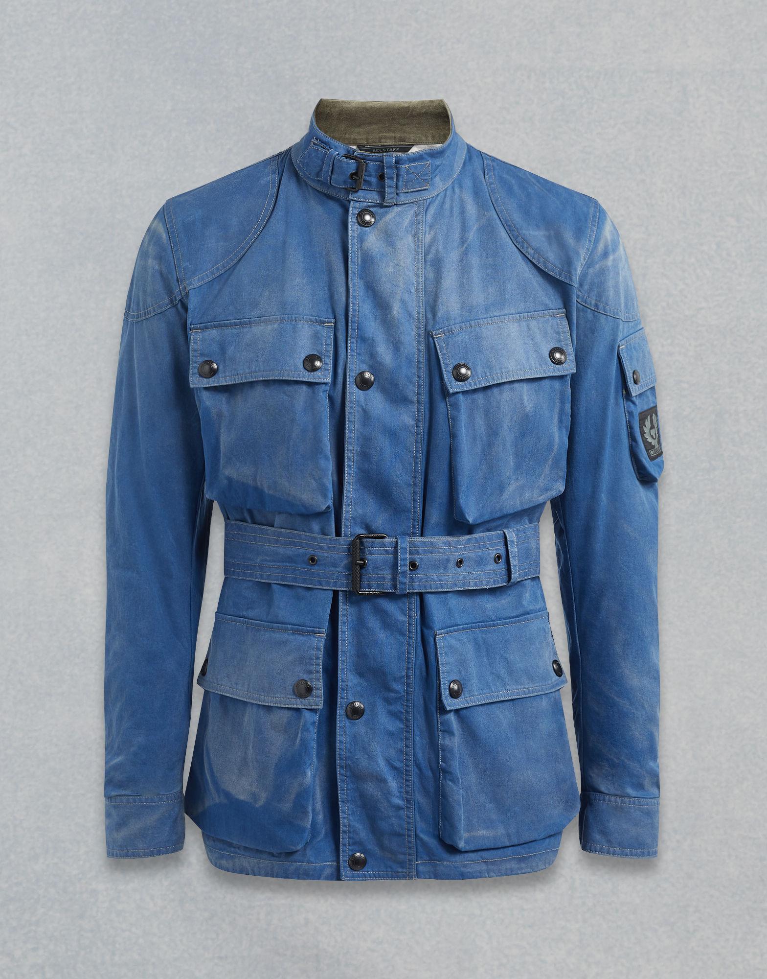 Belstaff Trialmaster Jacket in Blue for Men - Lyst