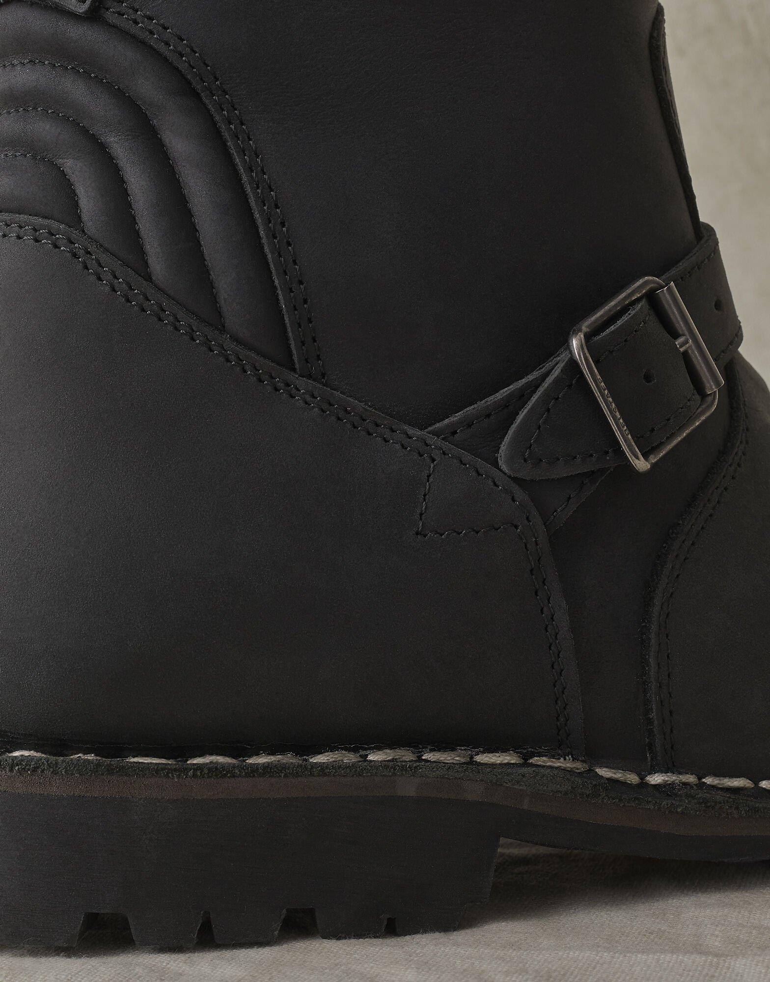 Belstaff Endurance Leather Motorcycle Boots in Black for Men Lyst