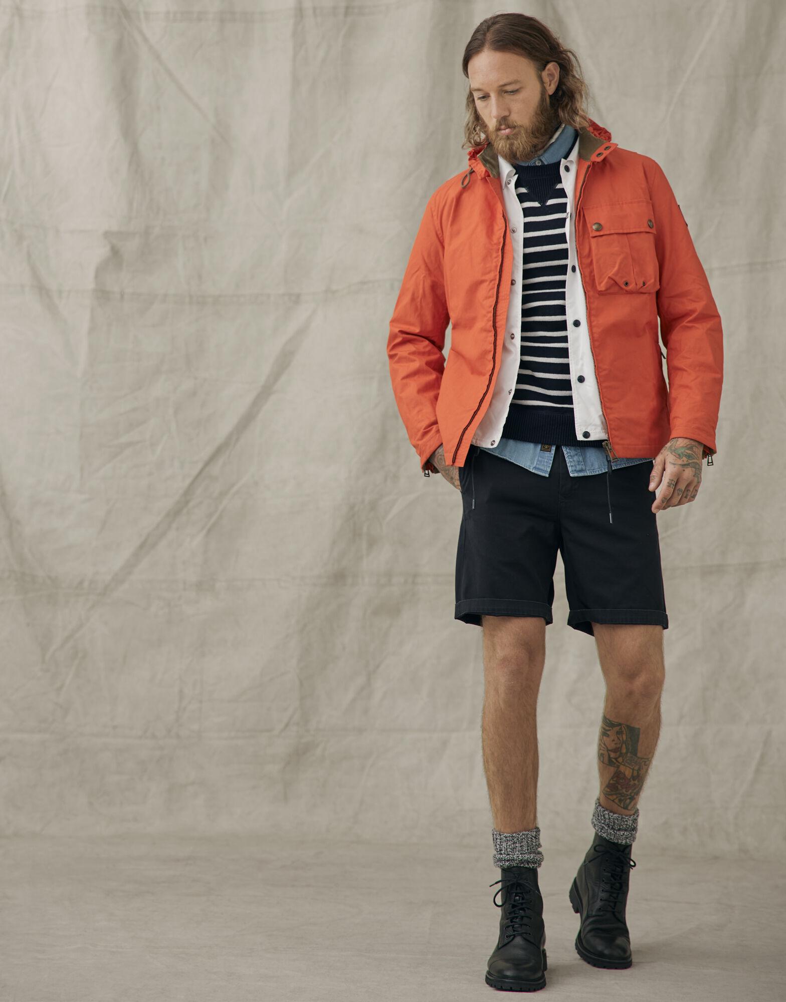 belstaff orange jacket