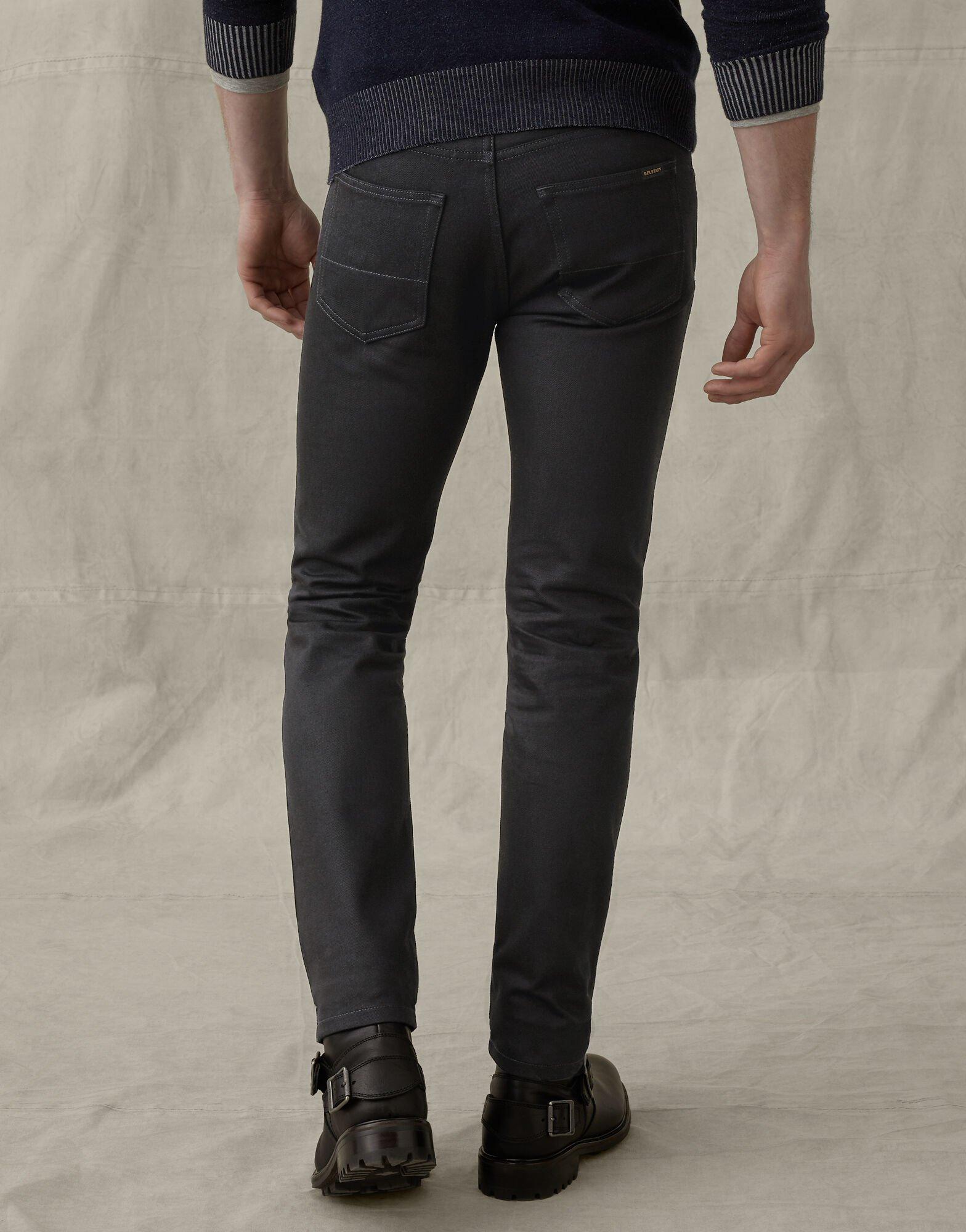 Belstaff Denim Longton Slim Jeans in Black for Men - Lyst