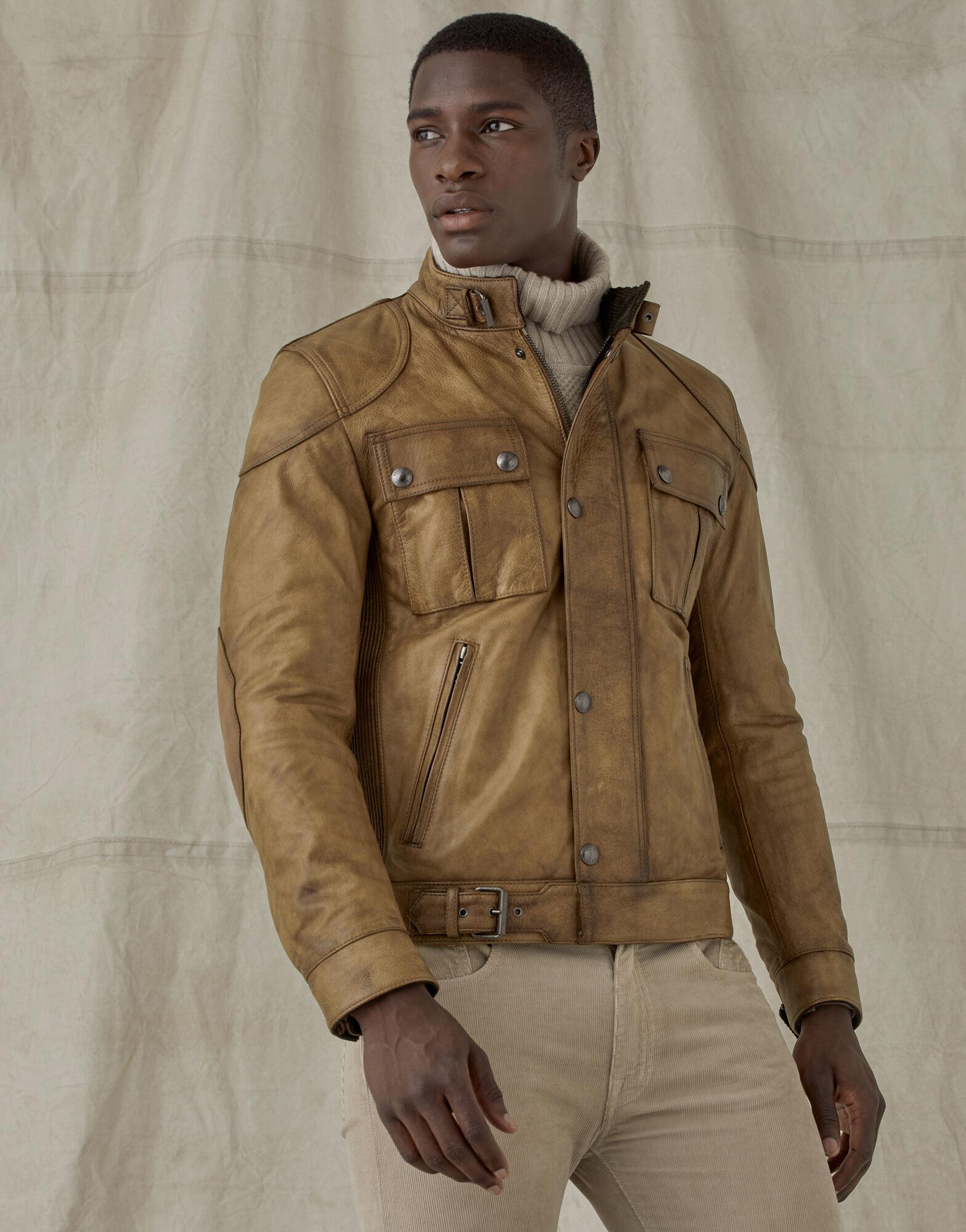 Belstaff Synthetic Gangster 2.0 Leather Jacket for Men - Lyst