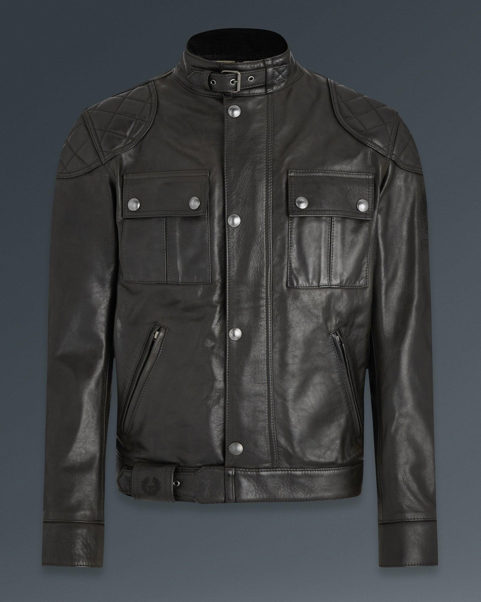 Belstaff Brooklands Motorcycle Jacket in Black for Men | Lyst