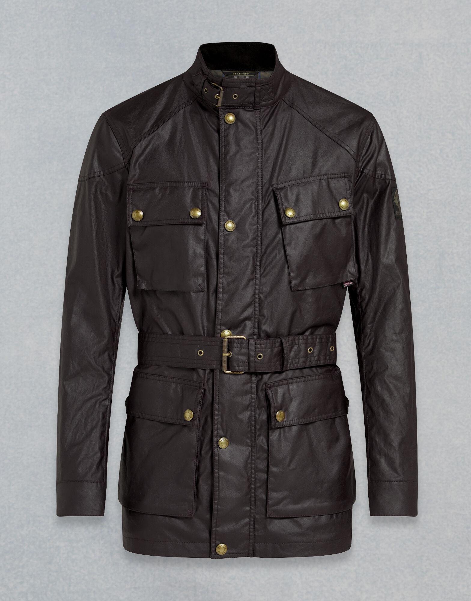 Belstaff Cotton Trialmaster Waxed Jacket in Black for Men Save 28 Lyst