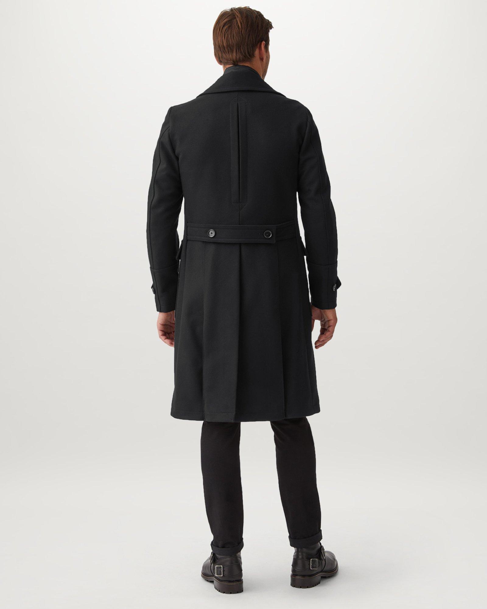 Belstaff Wool Milford Coat in Black for Men - Lyst