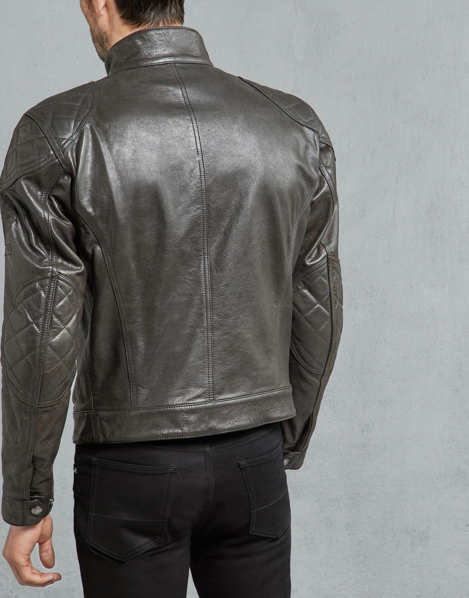 Belstaff Leather Brooklands Motorcycle Jacket in Antique Black (Black) for  Men - Lyst