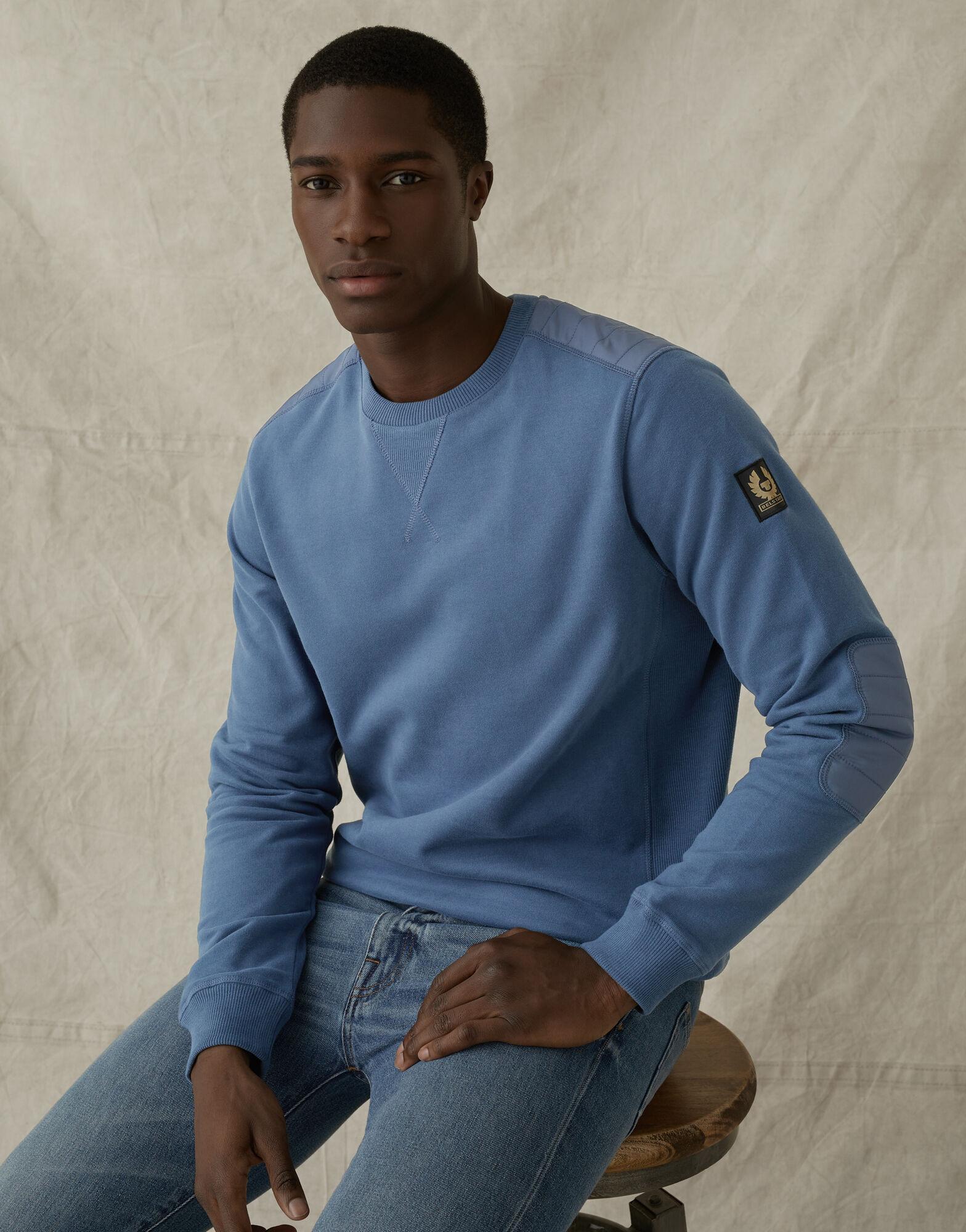 belstaff jarvis sweatshirt navy