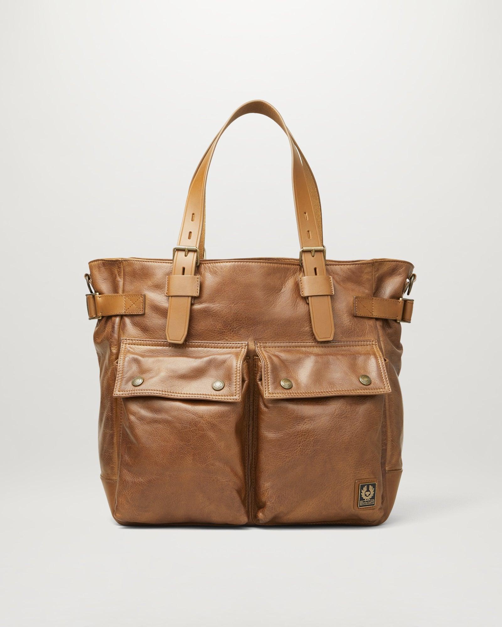 Belstaff Cotton Touring Tote Bag in Tan (Brown) for Men | Lyst