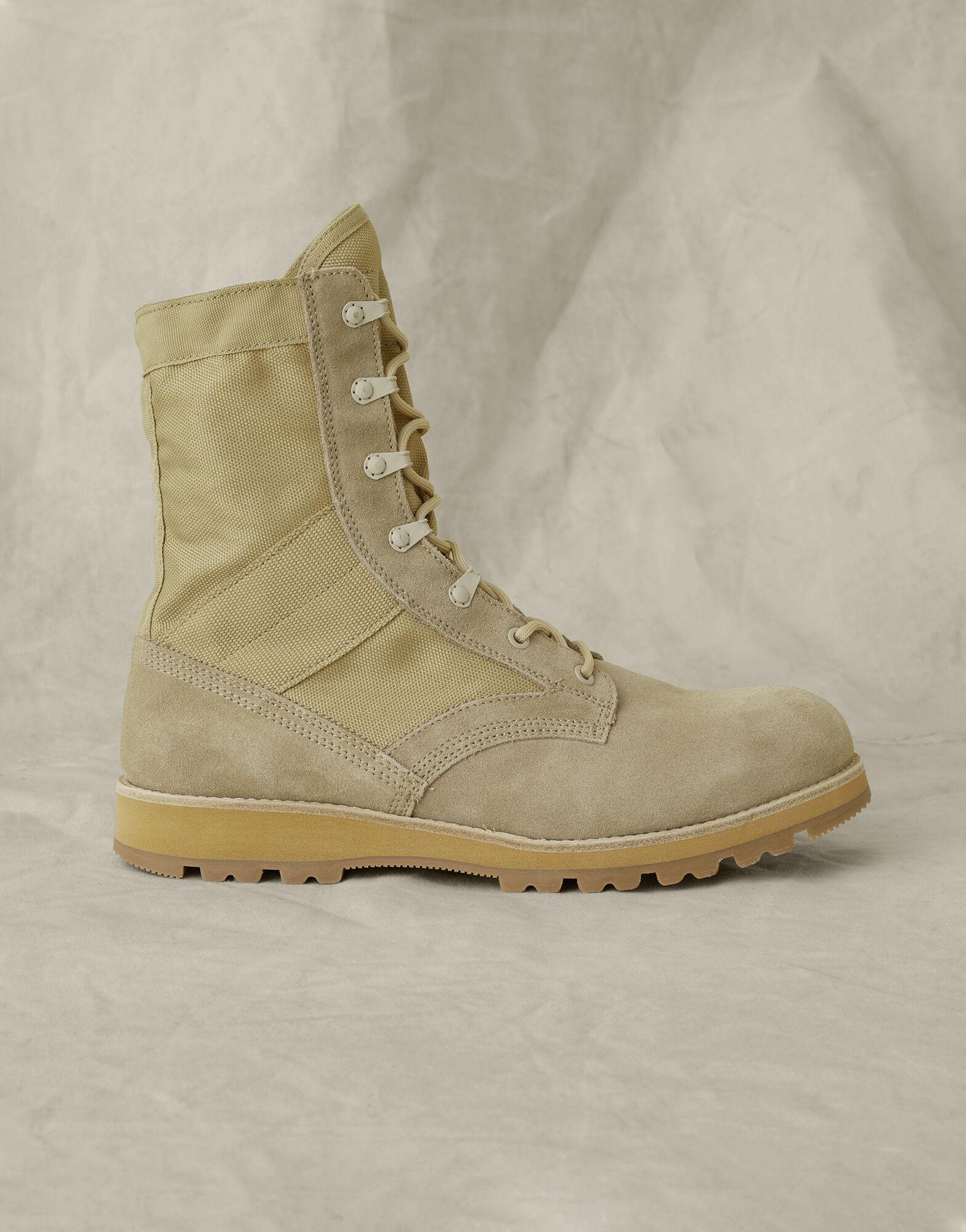 Belstaff Storm Leather Boot in Natural for Men | Lyst