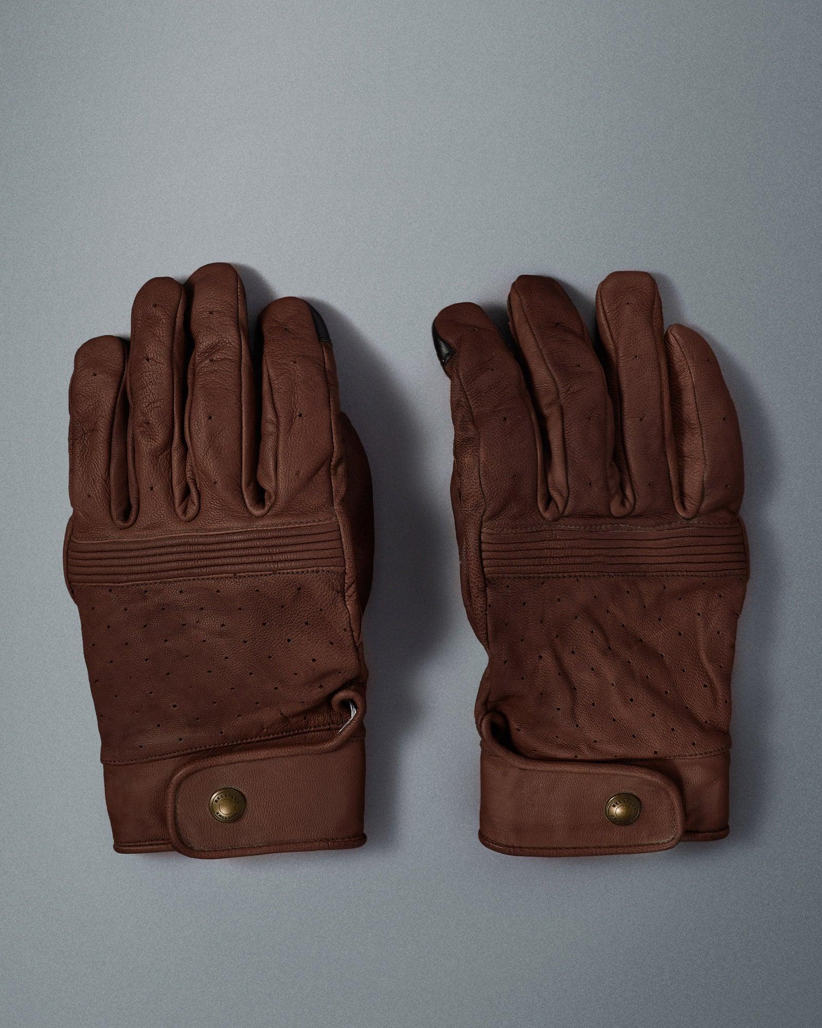 Belstaff Montgomery Motorcycle Gloves in Brown for Men | Lyst