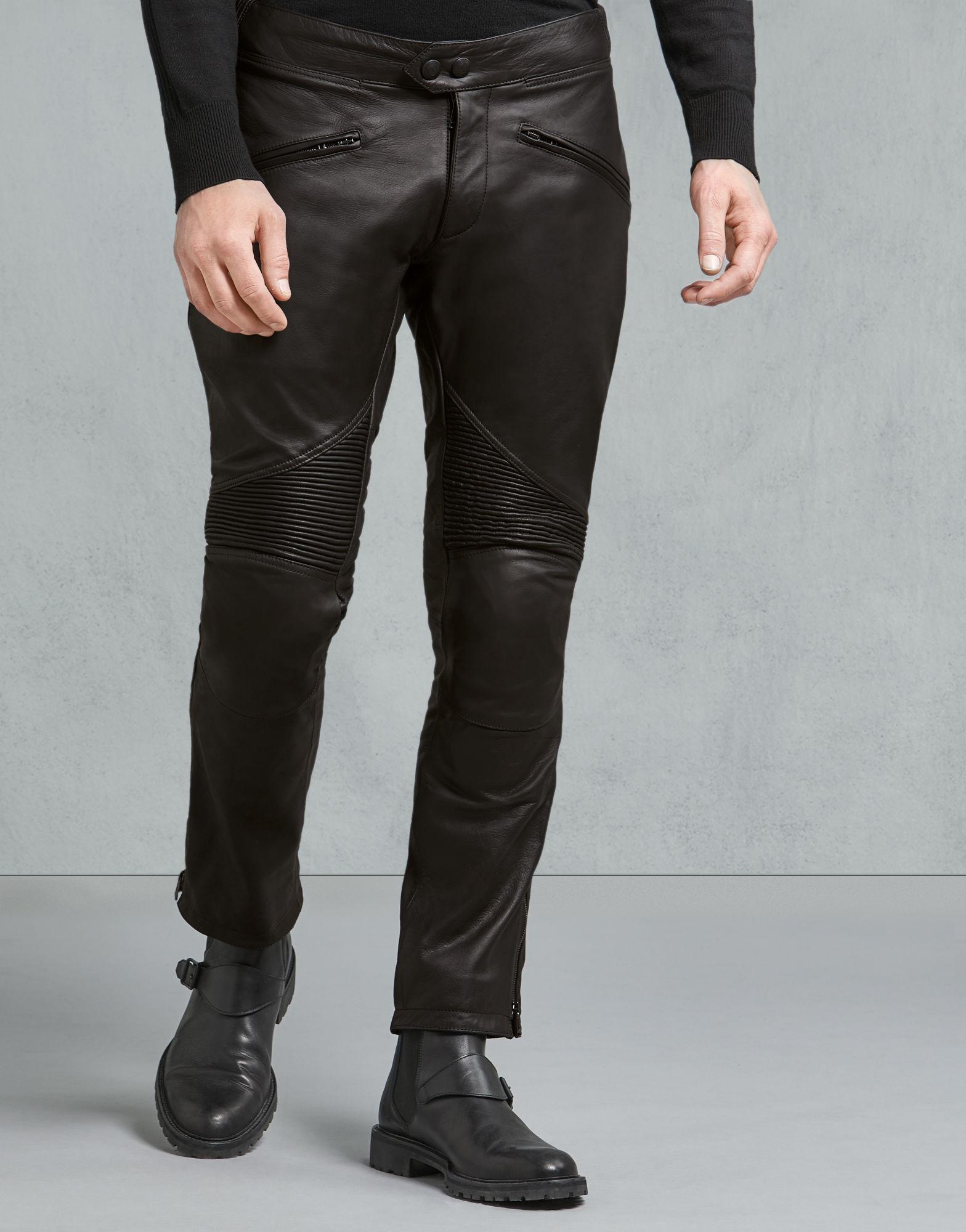 belstaff fender leather pants