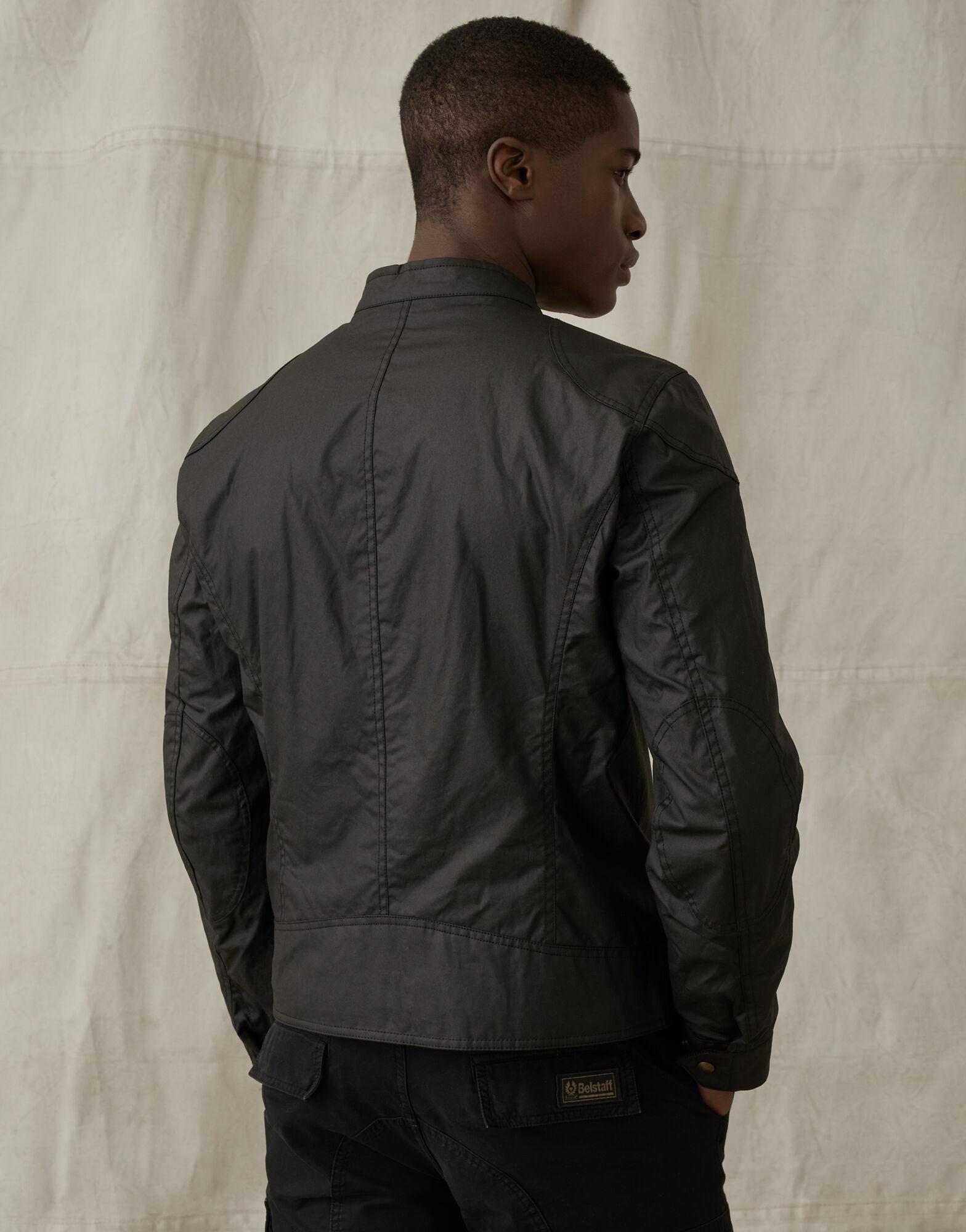 Belstaff Kelland Waxed Cotton Jacket in Black for Men | Lyst