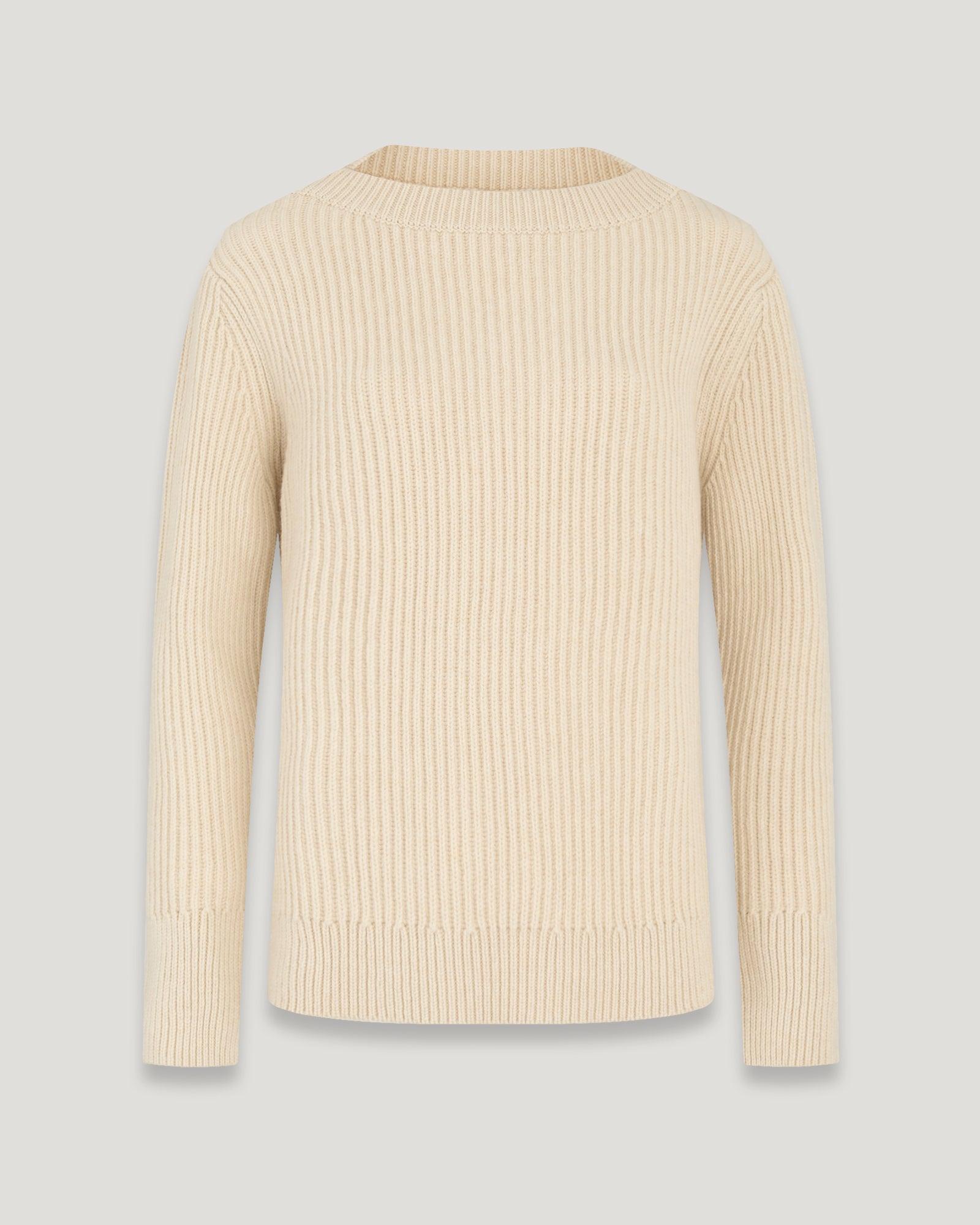 Belstaff Docklands Crewneck Jumper in Natural Lyst UK