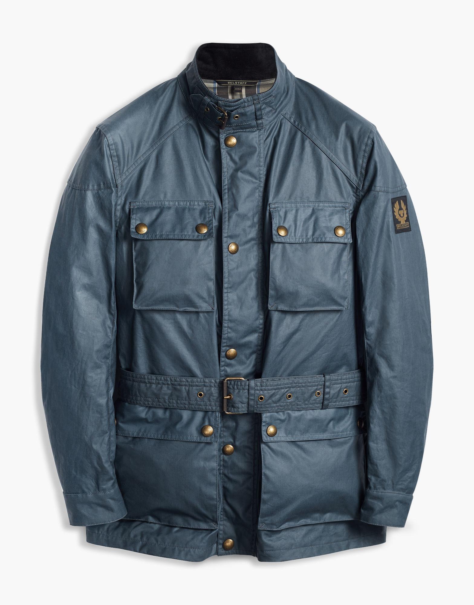 Belstaff Cotton Roadmaster Jacket in Blue Pewter (Blue) for Men | Lyst