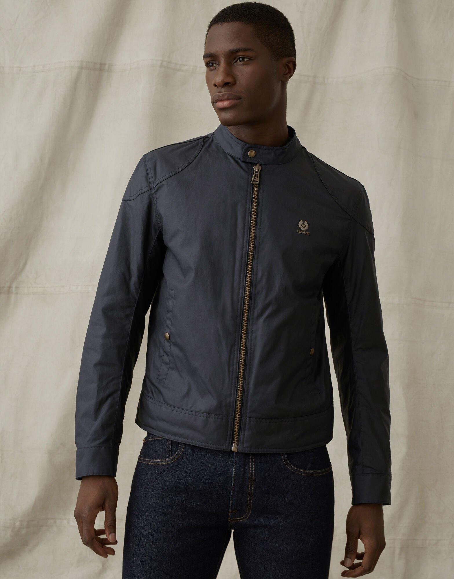 Belstaff Kelland Jacket Blue The Belstaff Cafe Racer Jacket