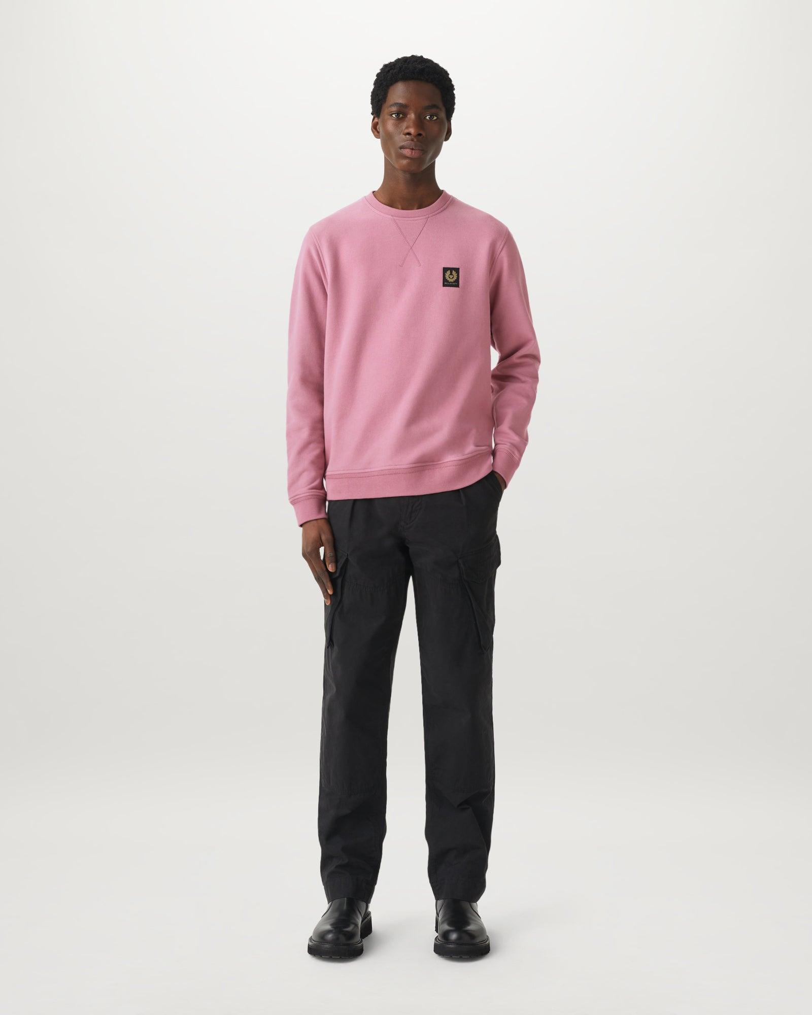 Belstaff Sweatshirt in Pink for Men | Lyst
