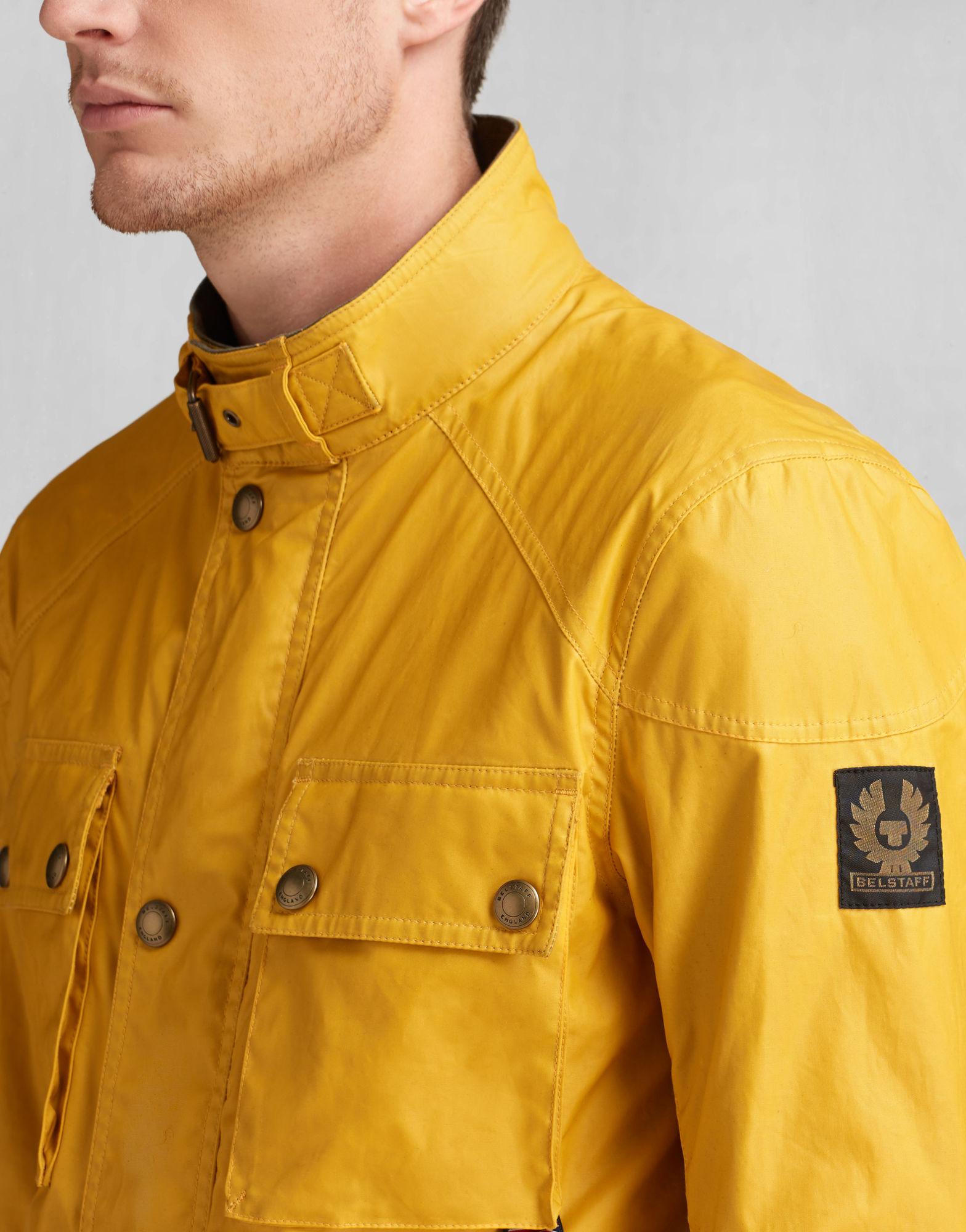 Belstaff Cotton The Roadmaster Jacket in Bright Mustard (Yellow) for Men -  Lyst