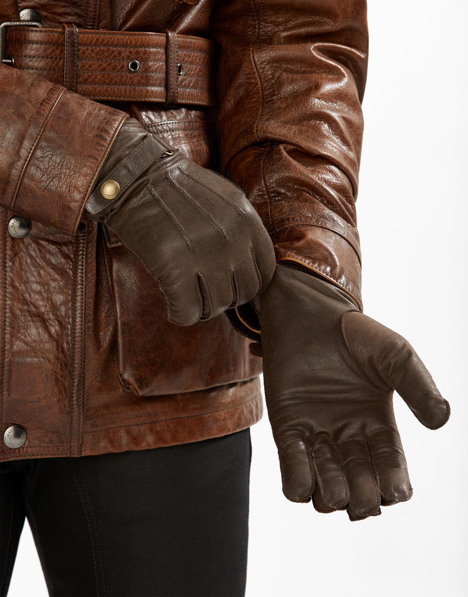 Belstaff Leather Heyford Gloves for Men - Lyst