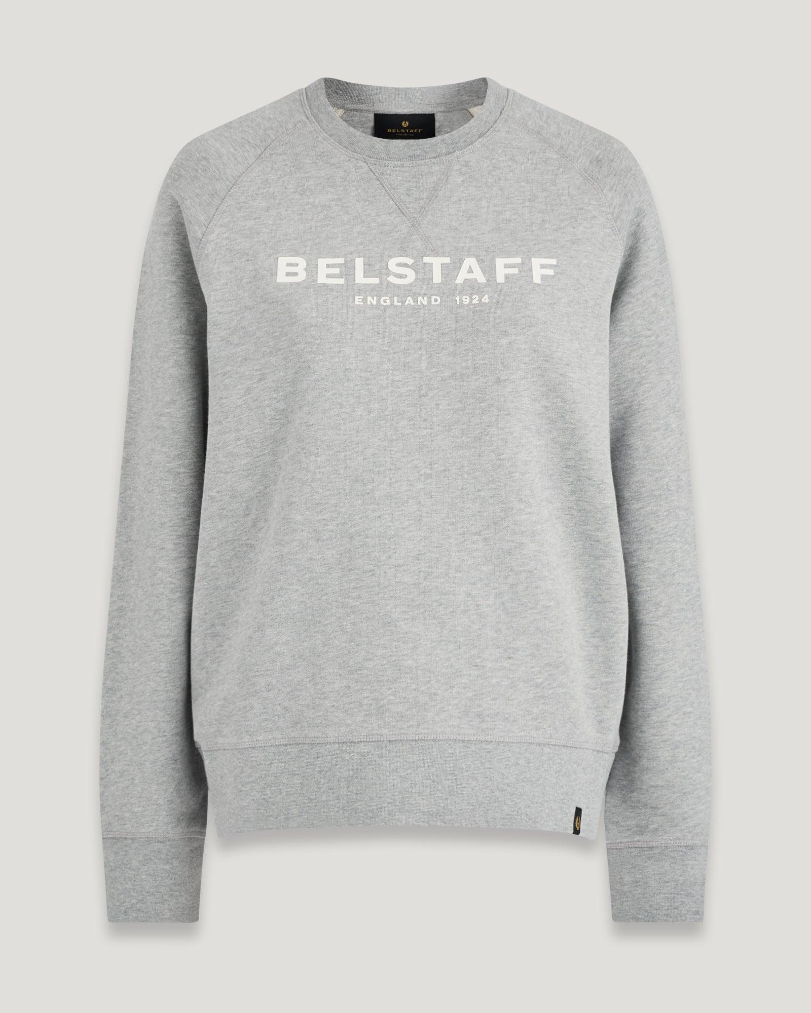 Belstaff Cotton 1924 Sweatshirt in Grey Melange (Gray) | Lyst