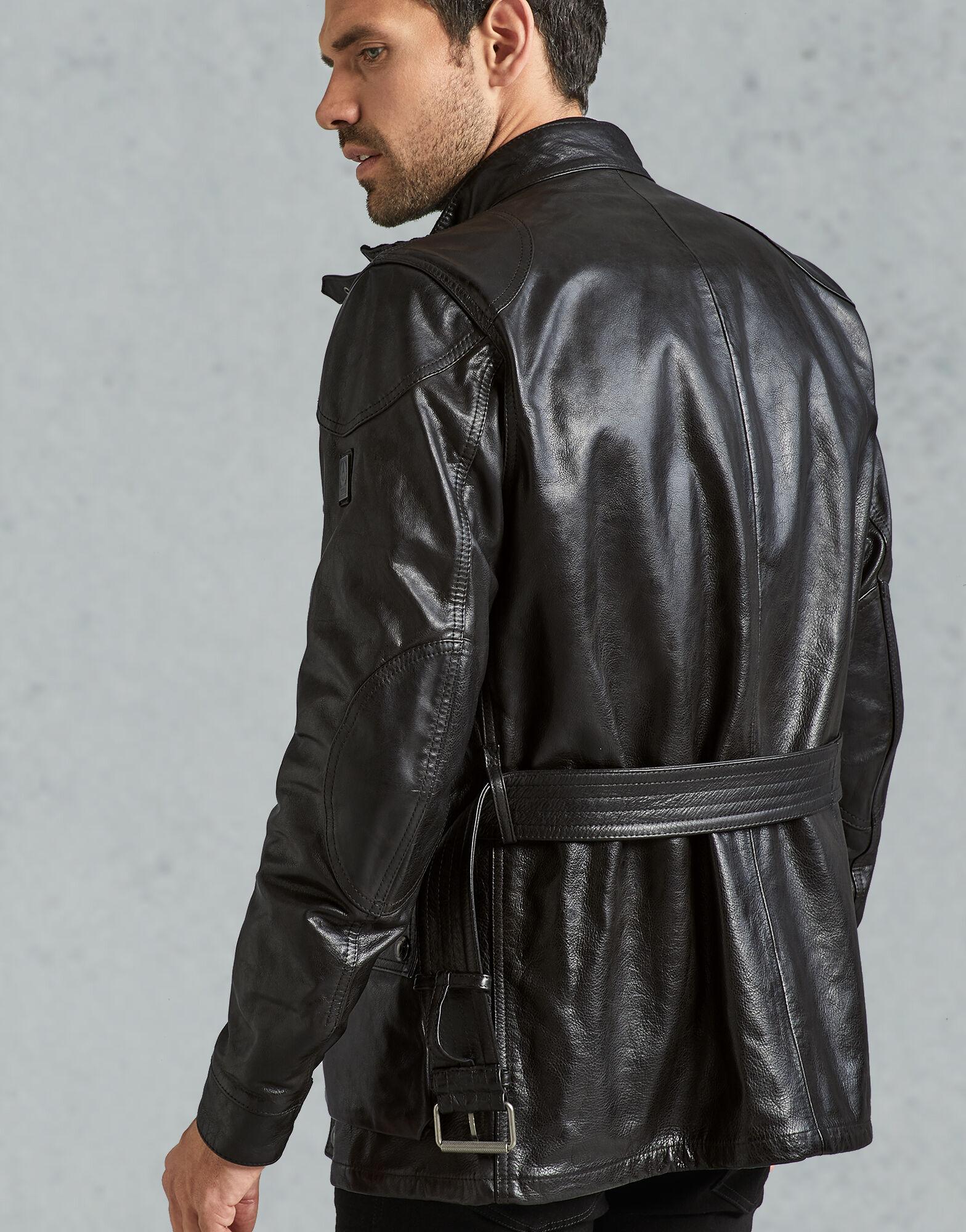 Belstaff Trialmaster Panther Leather Jacket in Black for Men | Lyst UK