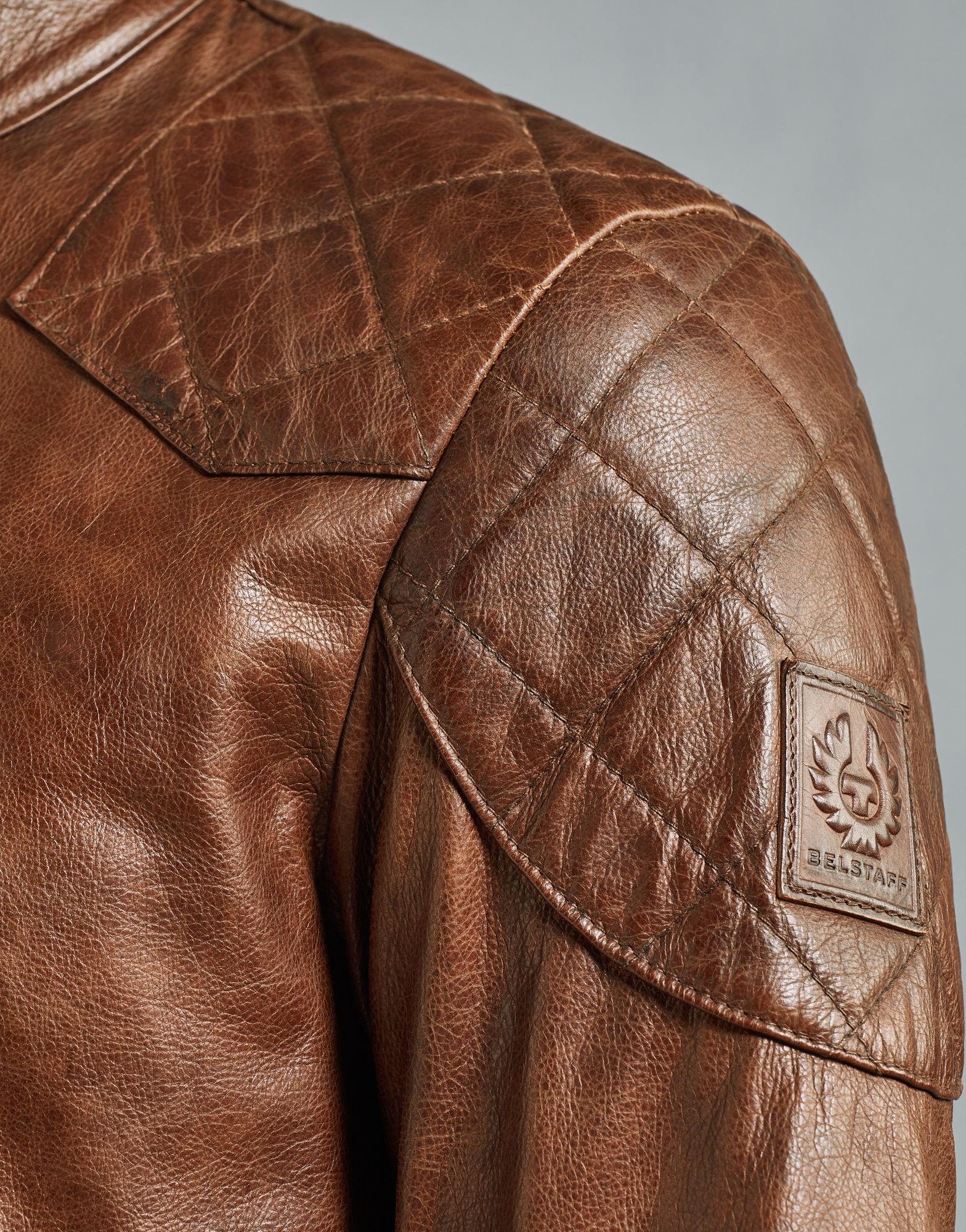 Belstaff Leather Outlaw Blouson Jacket in Cognac Brown (Brown) for Men -  Lyst