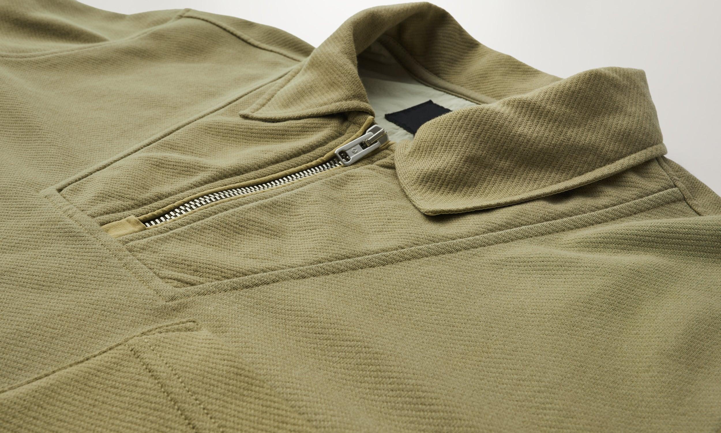 Belstaff Tarn Collared Sweatshirt in Green for Men Lyst UK