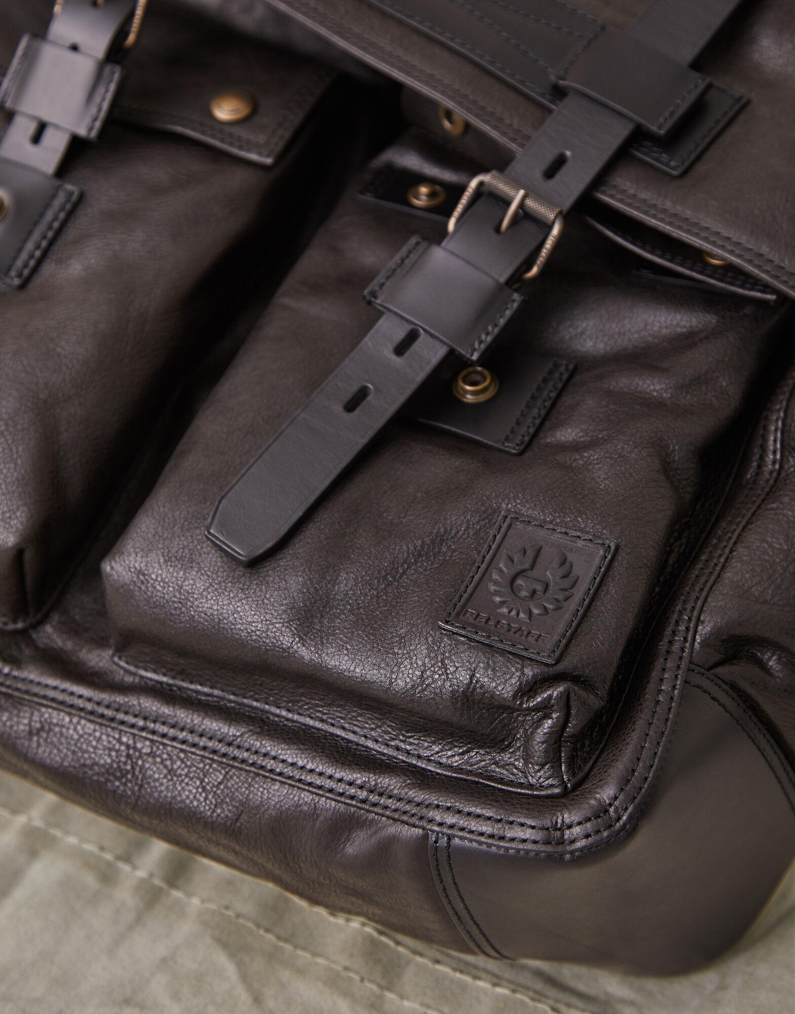 Belstaff Messenger Bag In Hand Waxed Leather in Black for Men | Lyst