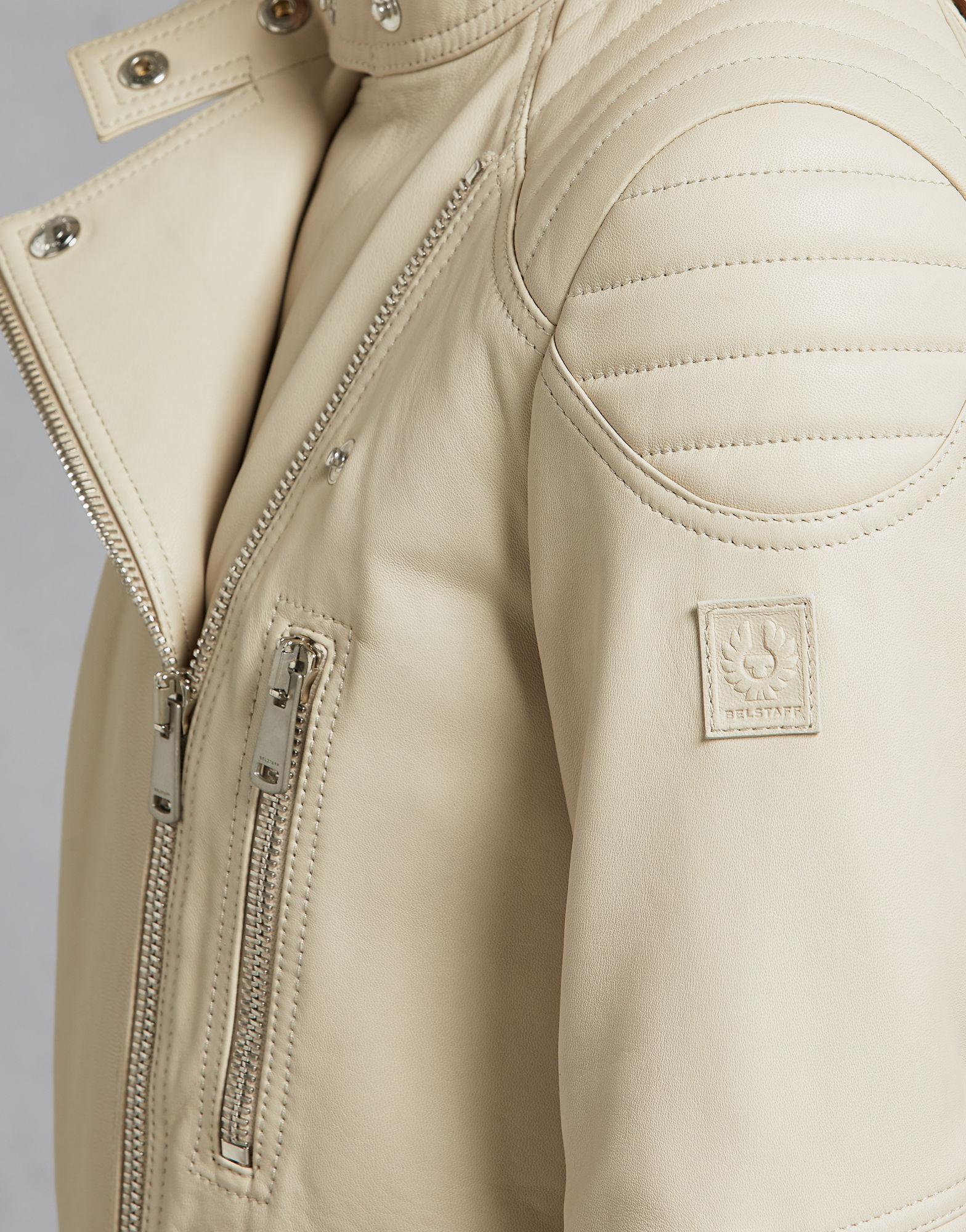 Belstaff Leather Sidney 3.0 Jacket in Pale Oak (Natural) - Lyst