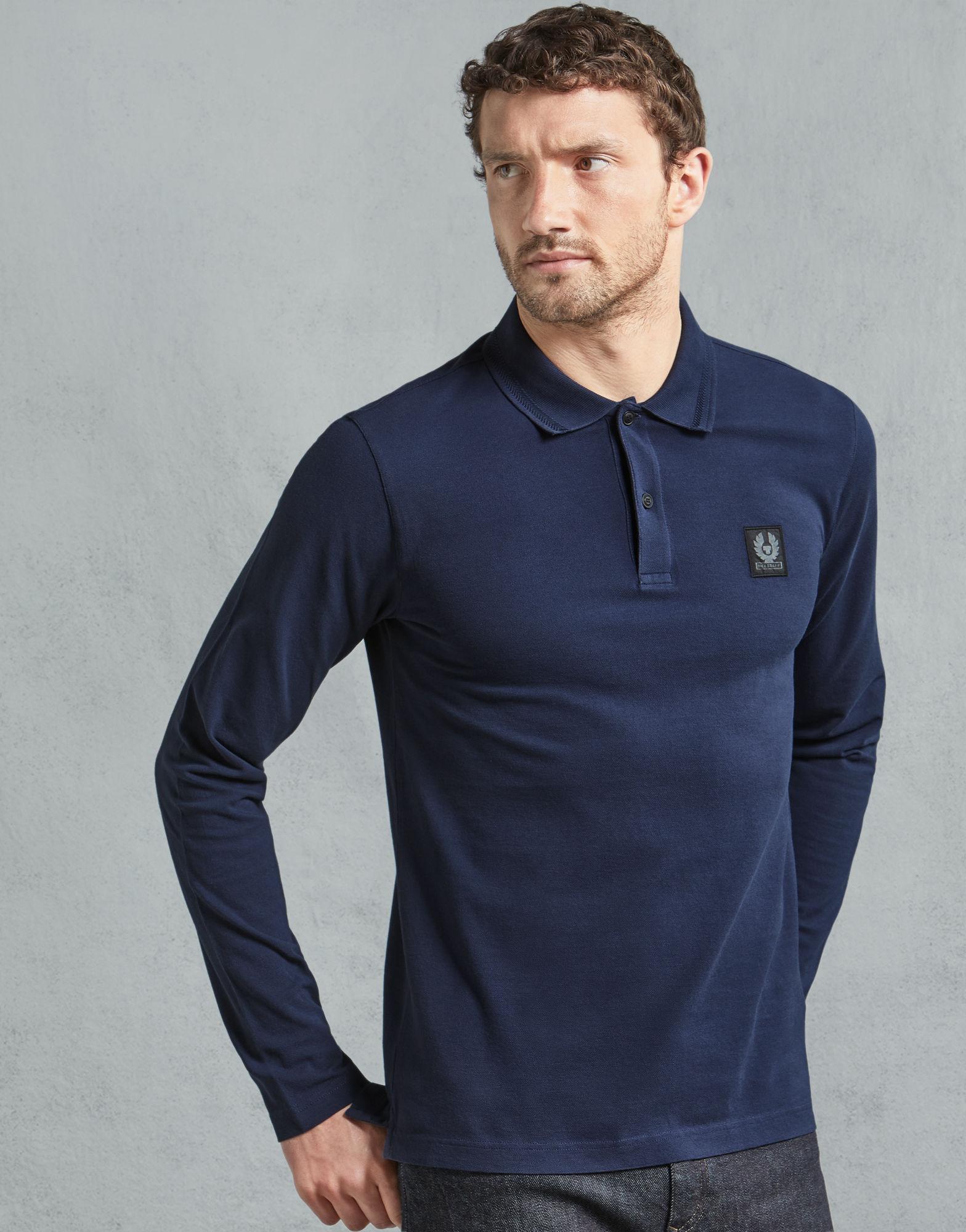 Belstaff Cotton Selbourne Polo in Deep Navy (Blue) for Men - Lyst