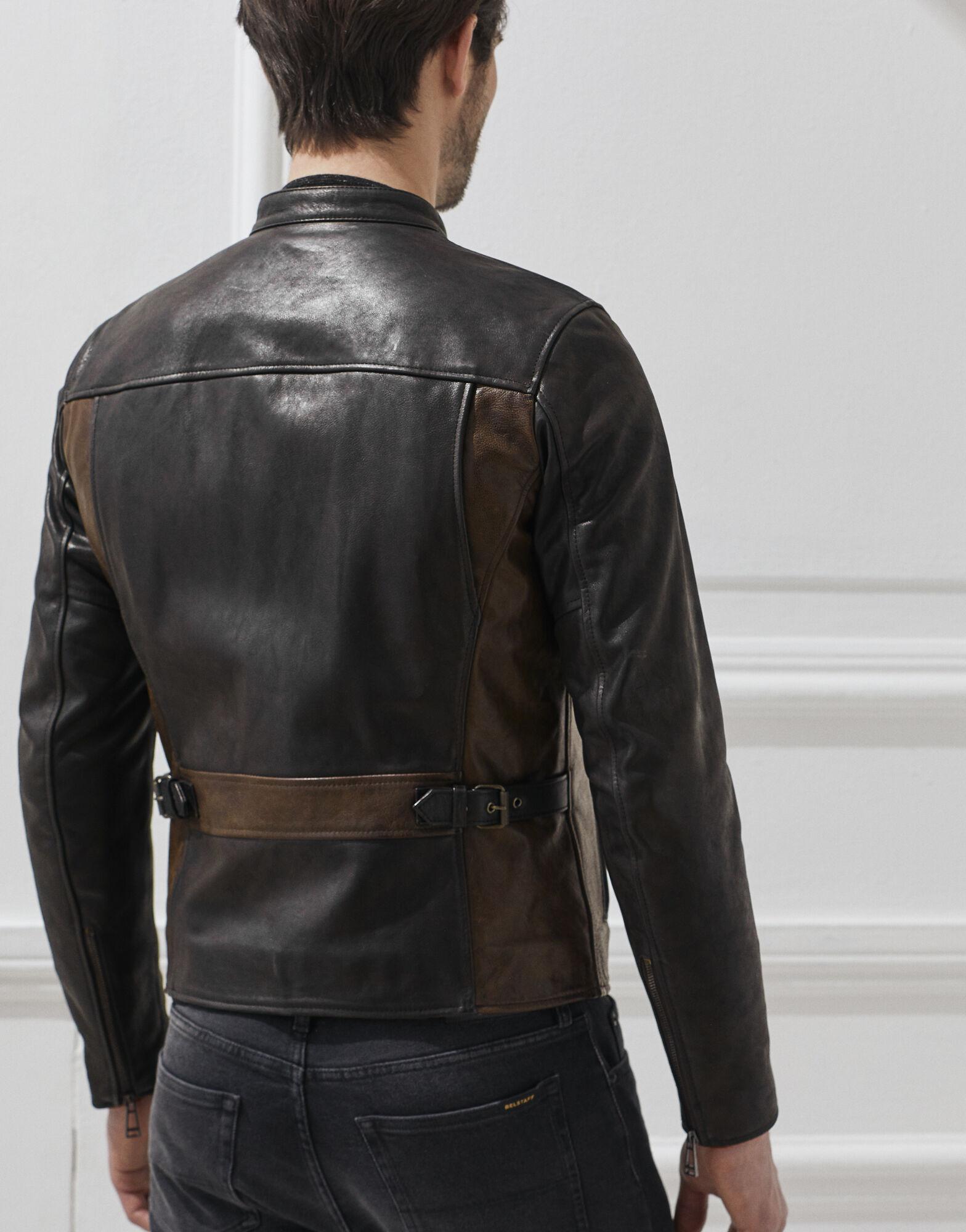 Belstaff Vincent Leather Jacket in Black for Men - Lyst