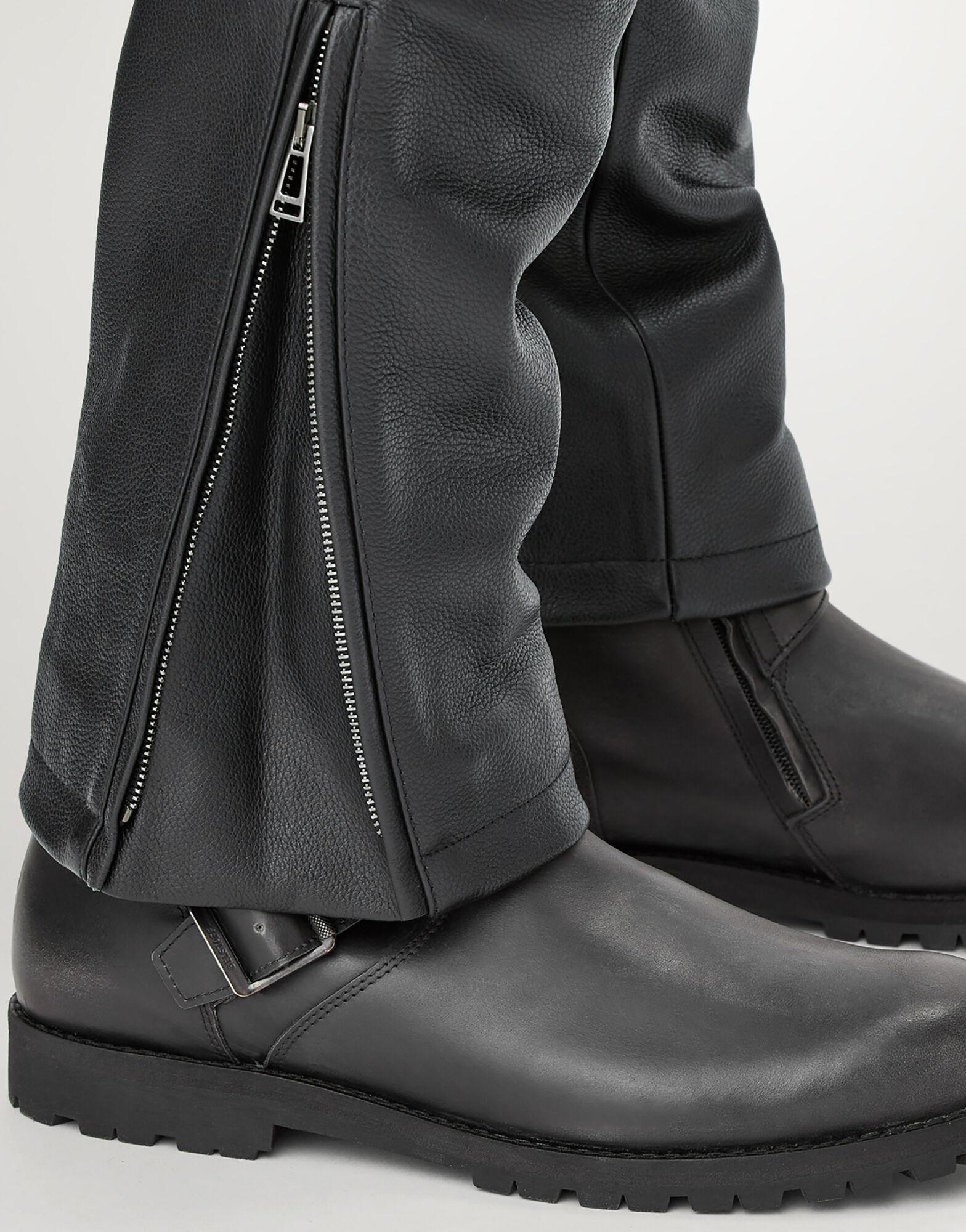 Belstaff Leather Mcgregor Pro Trousers in Black for Men - Lyst