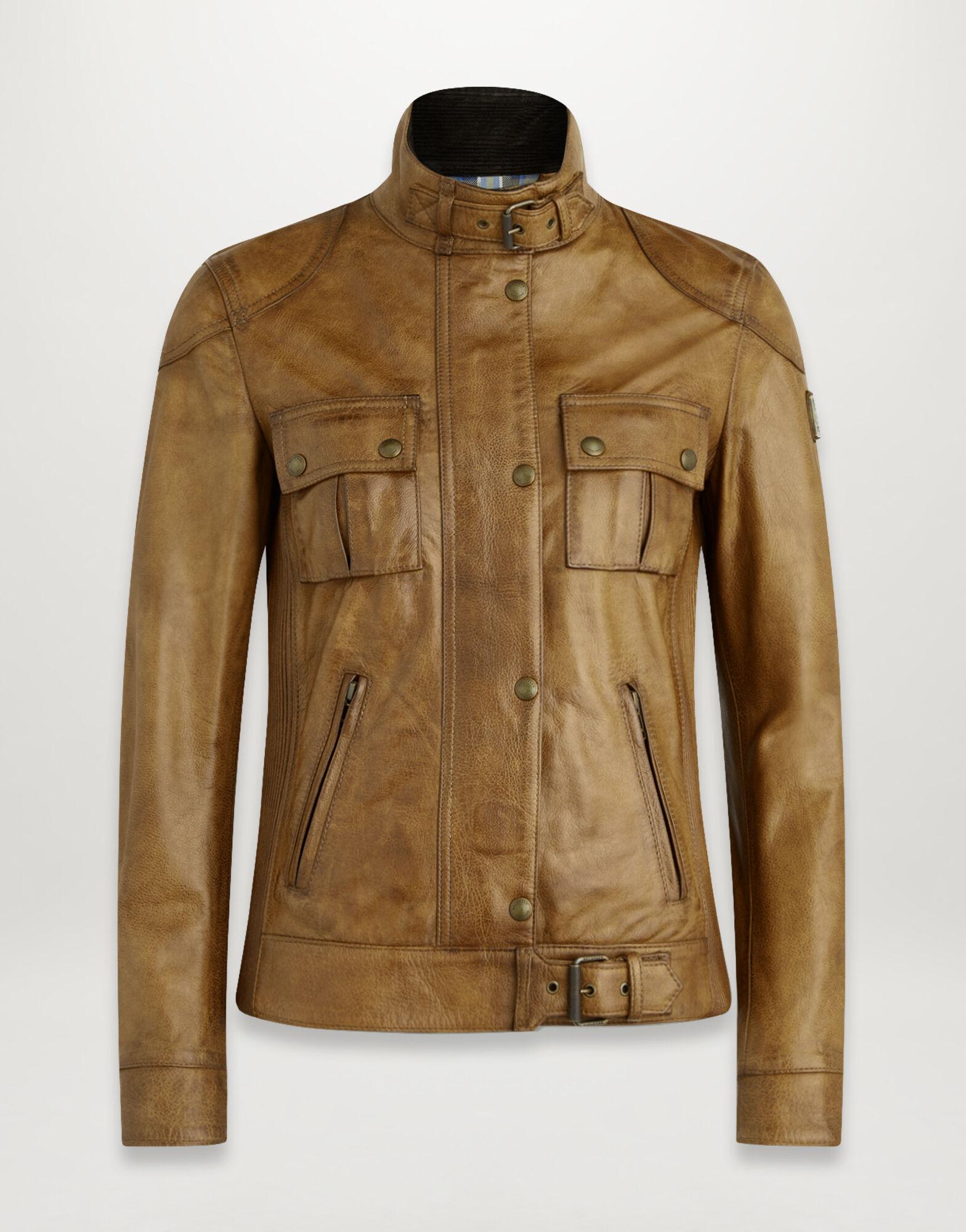 Belstaff Gangster Waxed Leather Jacket | Lyst
