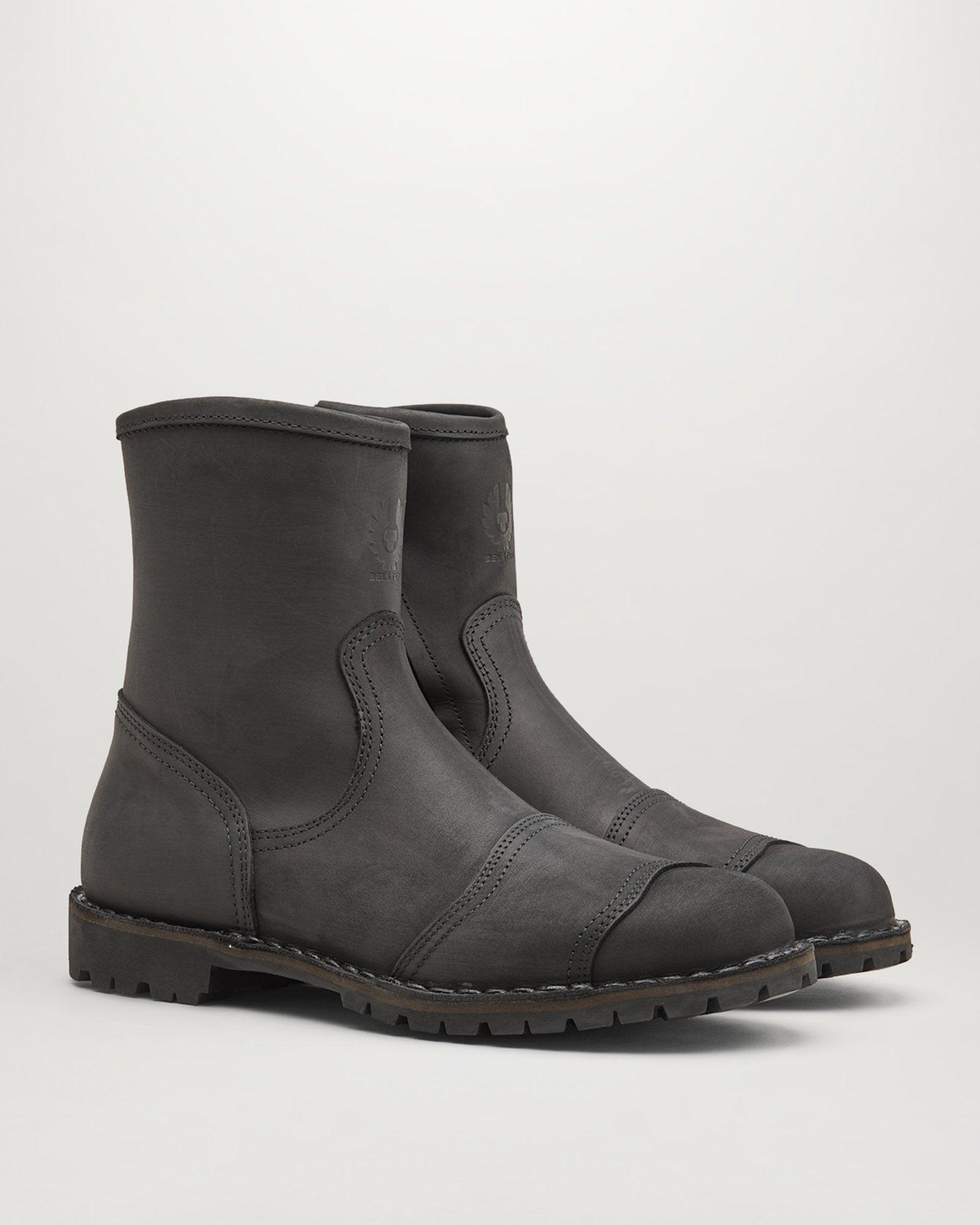 Belstaff Duration Motorcycle Boots in Black for Men | Lyst